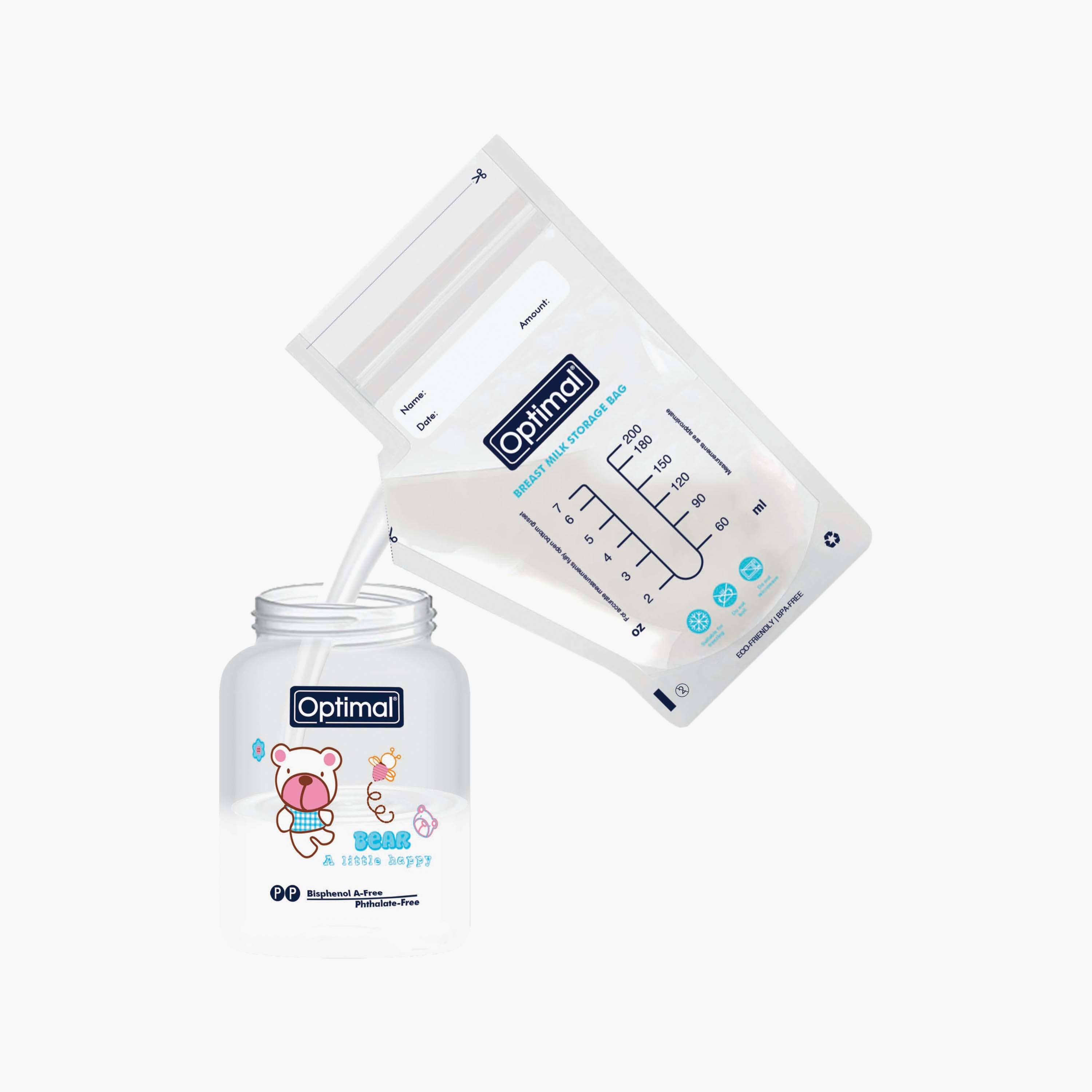 Optimal Glass Feeding Bottle, 60 ml-baby-feeding-feedingbottles-bottlesandteats-image-2