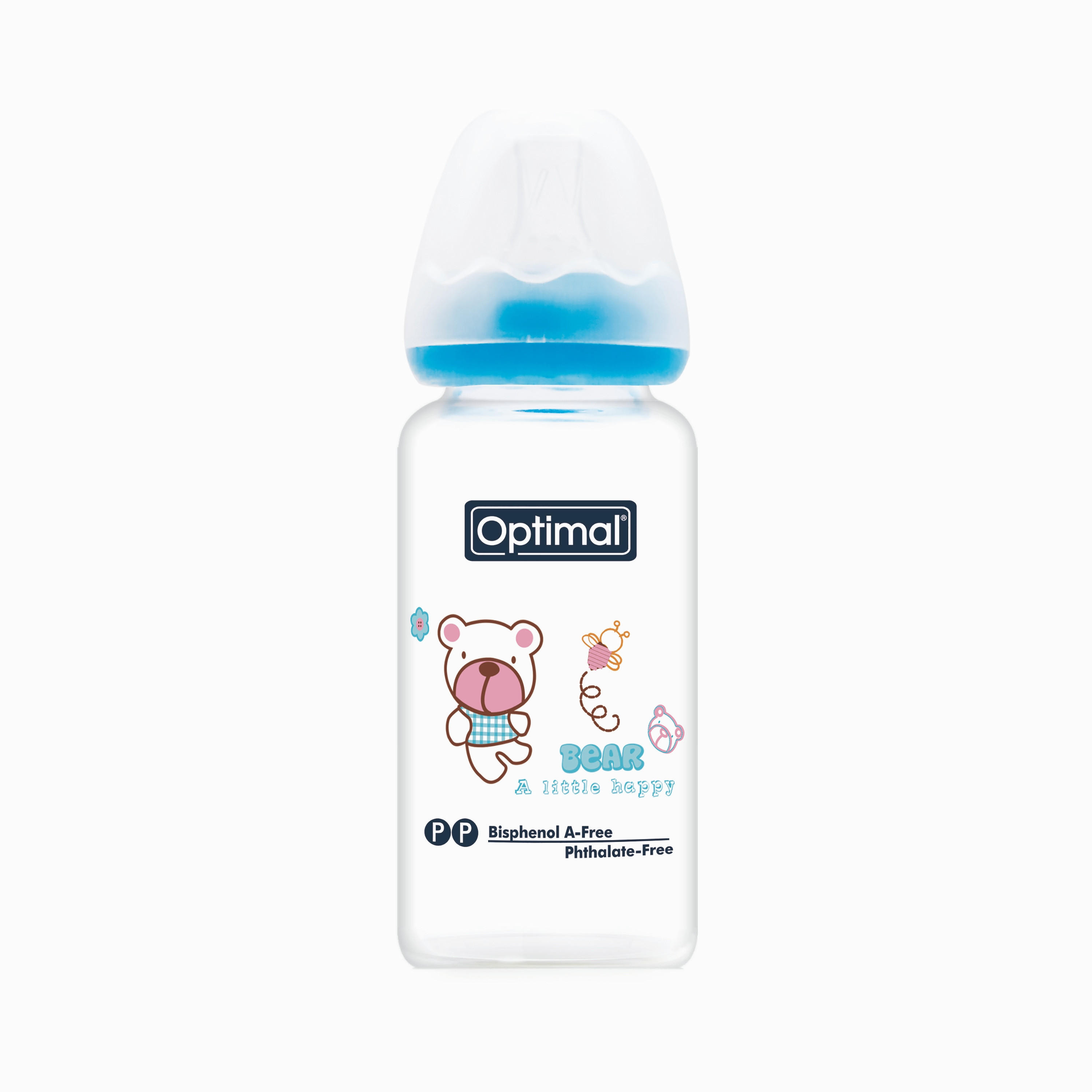 زجاجة رضاعة من الزجاج من أوبتيمال, 160 مل-baby-feeding-feedingbottles-bottlesandteats-image-1