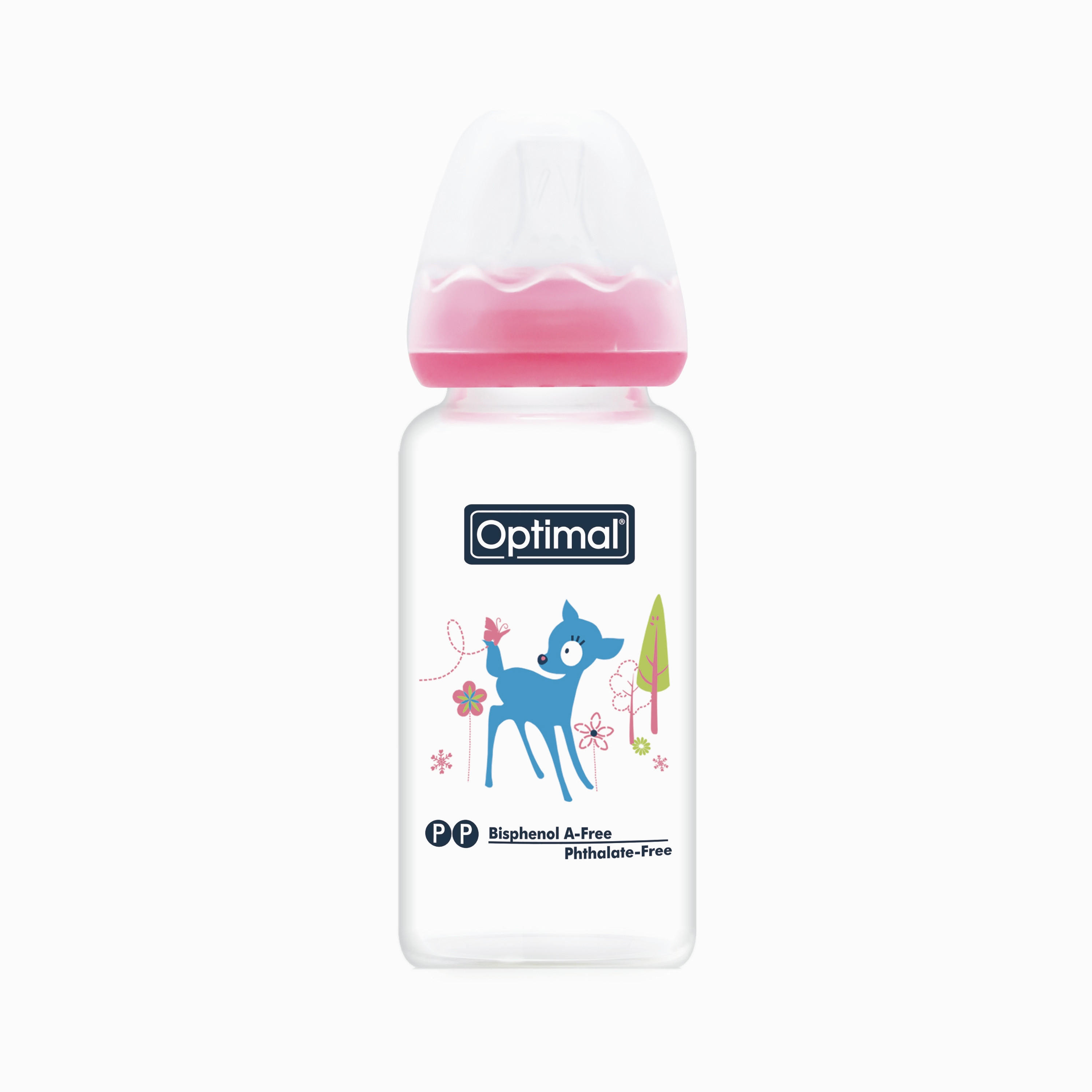 Optimal Glass Feeding Bottle, 160 ml-baby-feeding-feedingbottles-bottlesandteats-image-1