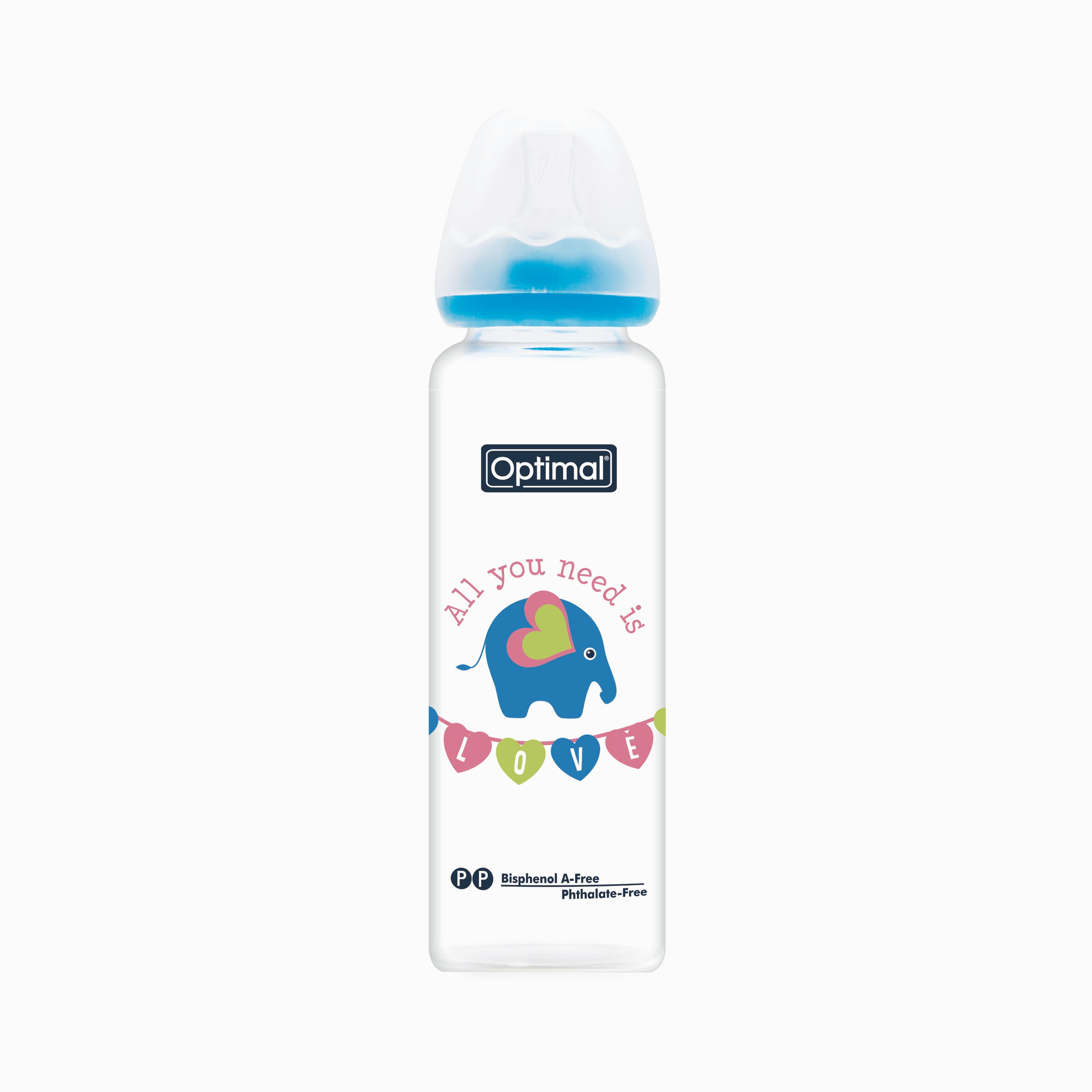 زجاجة رضاعة من الزجاج من أوبتيمال, 240 مل-baby-feeding-feedingbottles-bottlesandteats-image-1