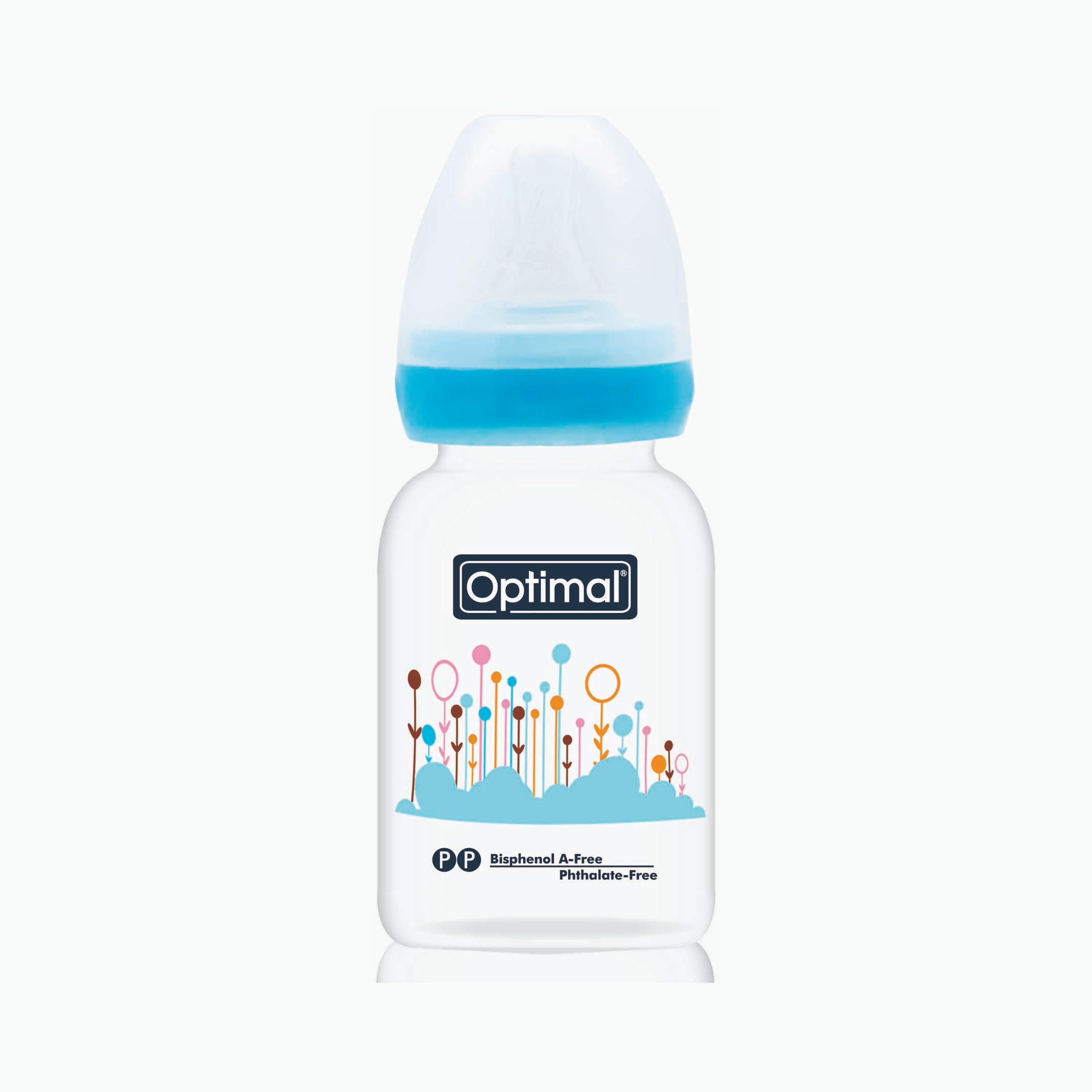زجاجة رضاعة برقبة ضيقة من أوبتيمال, 140 مل-baby-feeding-feedingbottles-bottlesandteats-image-1