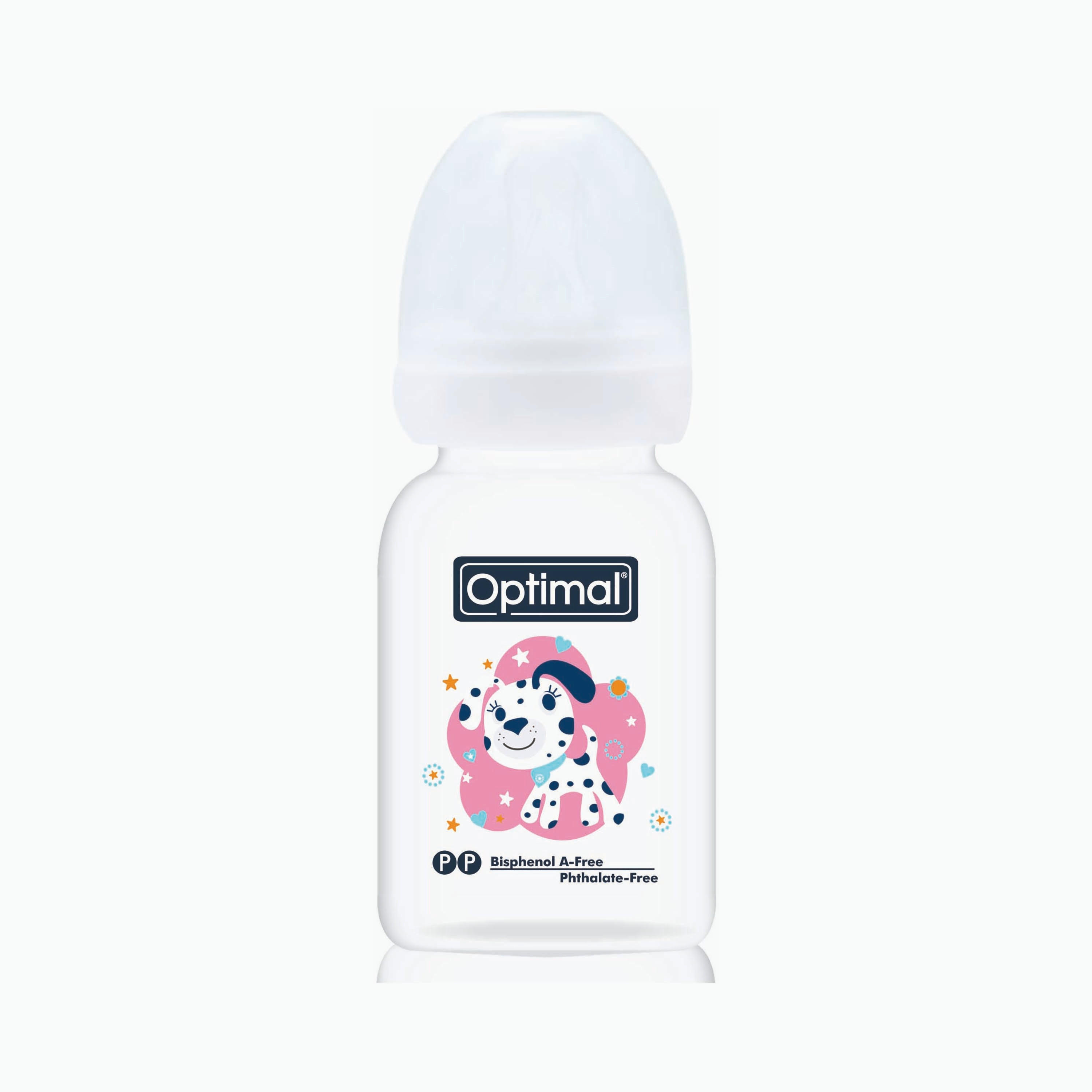 زجاجة رضاعة برقبة ضيقة من أوبتيمال, 140 مل-baby-feeding-feedingbottles-bottlesandteats-image-5