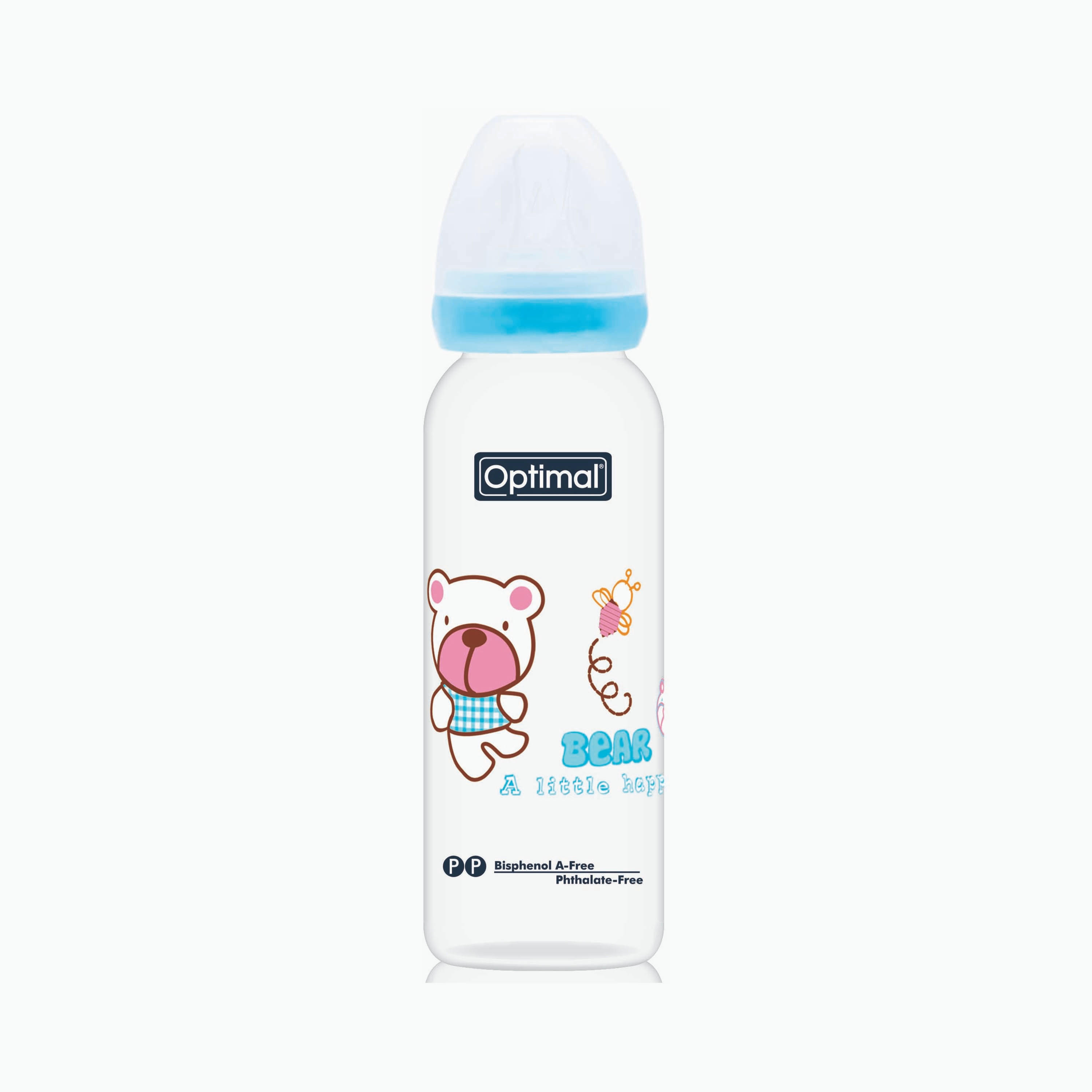 زجاجة رضاعة برقبة ضيقة من أوبتيمال, 240 مل-baby-feeding-feedingbottles-bottlesandteats-image-1