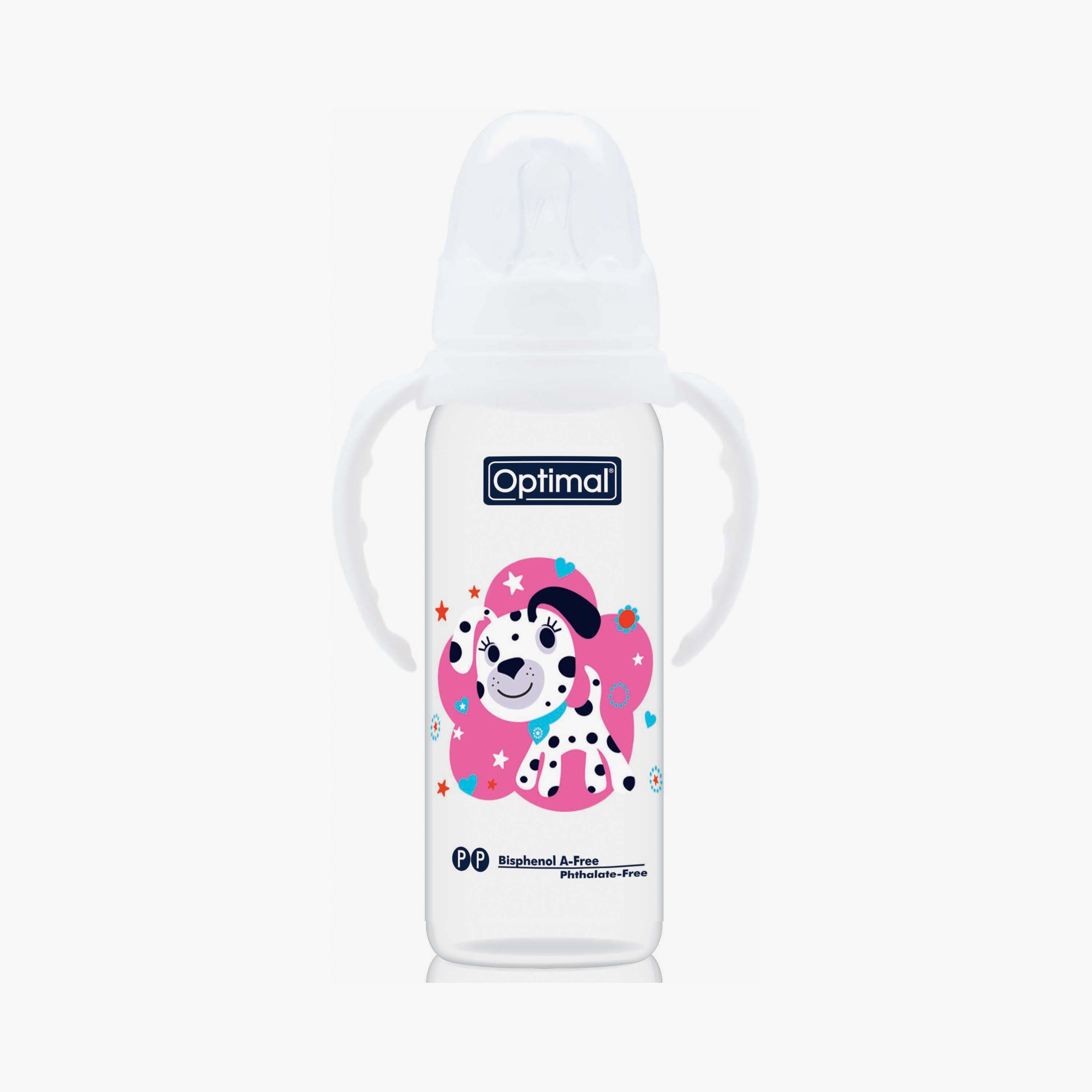 Optimal Narrow Neck Feeding Bottle With Handle, 240 ml-baby-feeding-feedingbottles-bottlesandteats-image-3