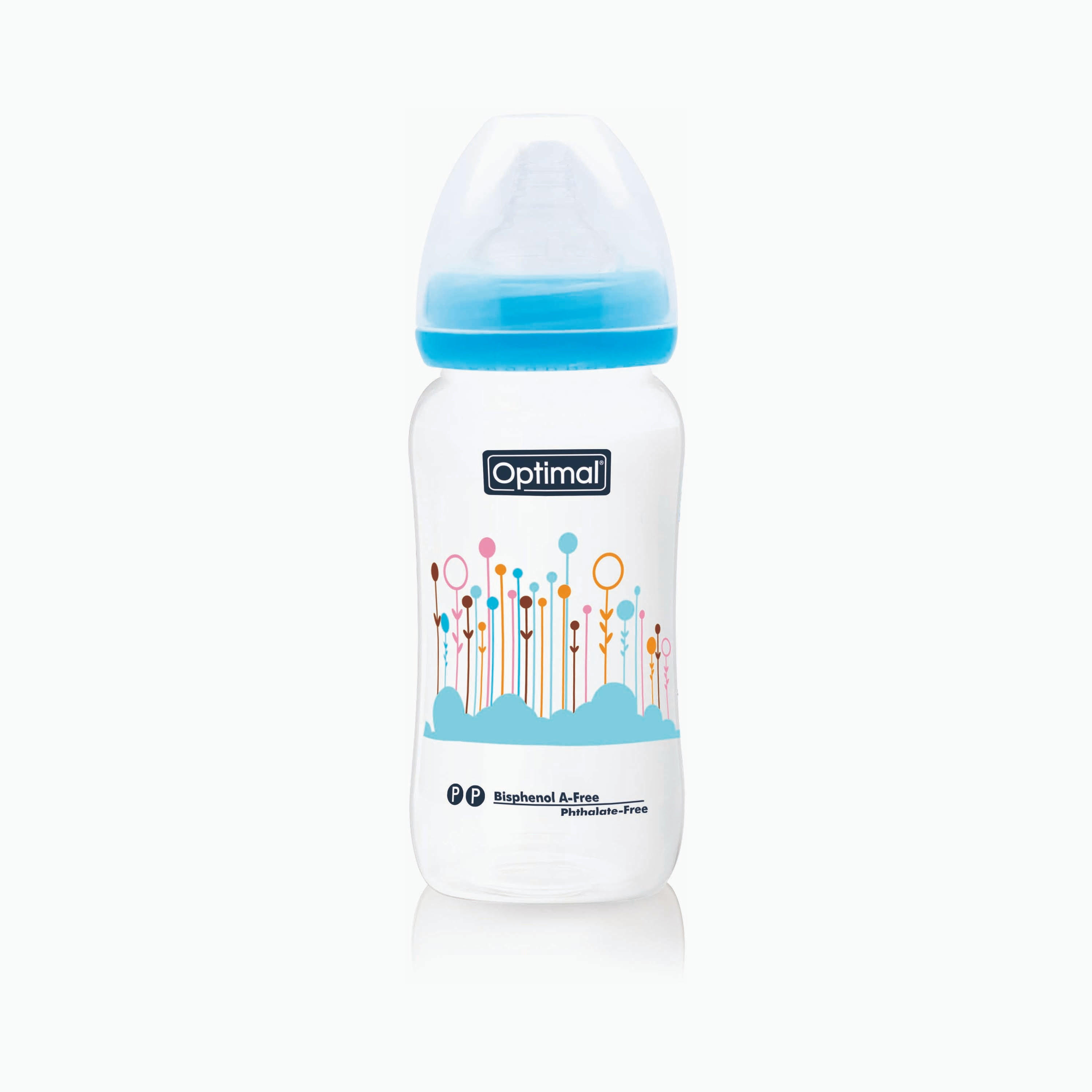 زجاجة رضاعة برقبة واسعة من أوبتيمال, 300 مل -baby-feeding-feedingbottles-bottlesandteats-image-1