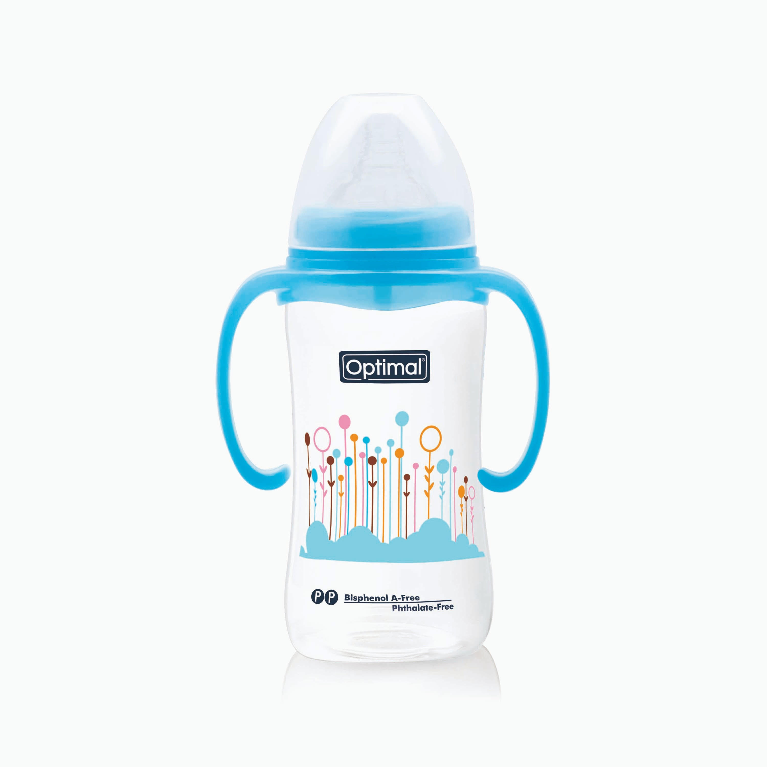 Optimal Wide Neck Feeding Bottle With Handle, 300 ml-baby-feeding-feedingbottles-bottlesandteats-image-9