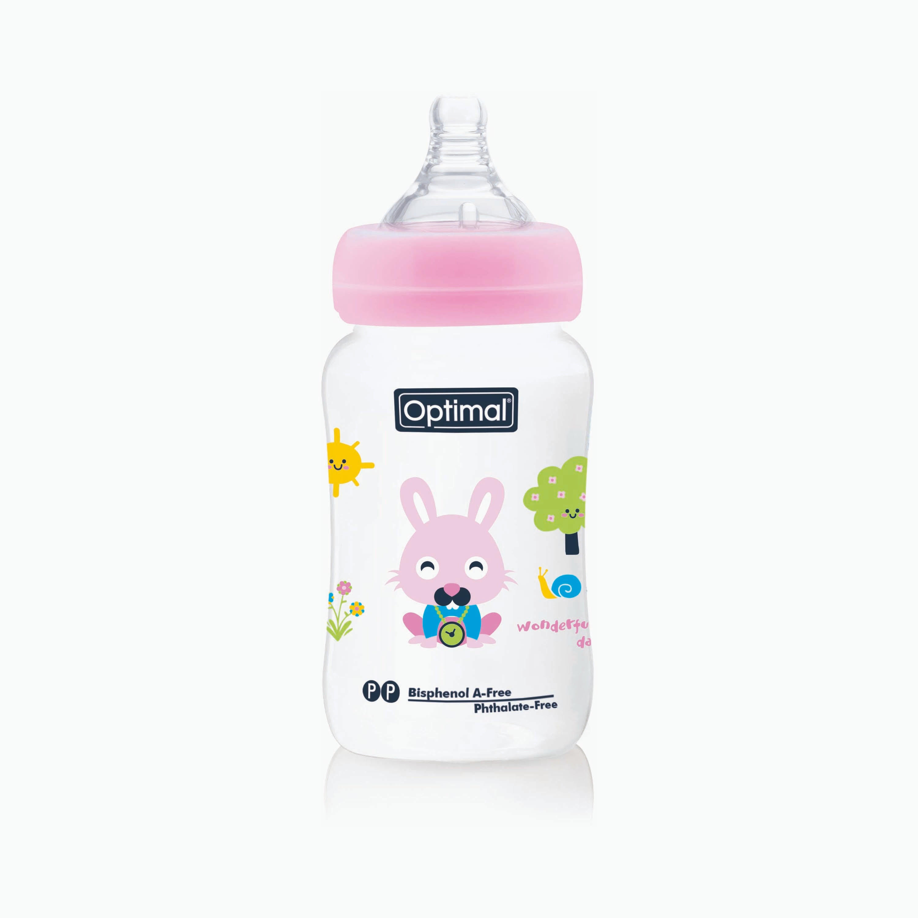Optimal Wide Neck Feeding Bottle With Handle, 300 ml-baby-feeding-feedingbottles-bottlesandteats-image-3