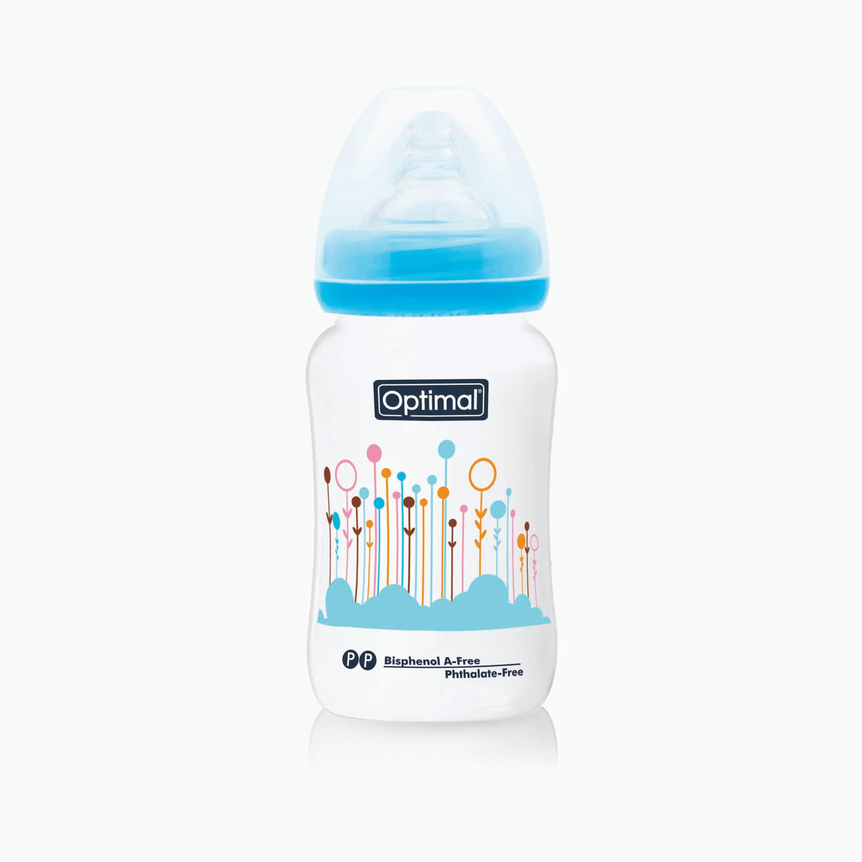 زجاجة رضاعة برقبة واسعة من أوبتيمال, 240 مل-baby-feeding-feedingbottles-bottlesandteats-image-1
