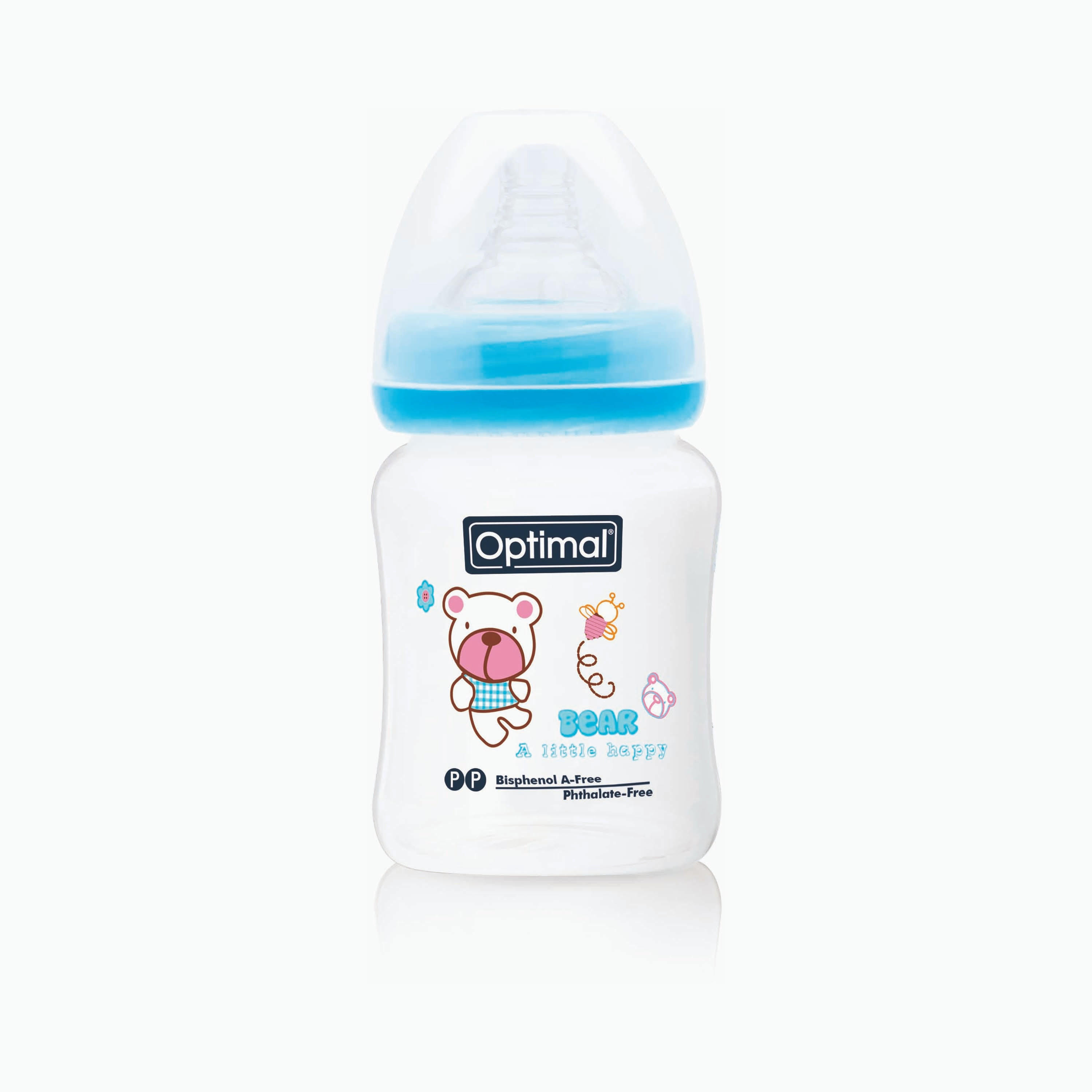 زجاجة رضاعة برقبة واسعة من أوبتيمال, 180 مل-baby-feeding-feedingbottles-bottlesandteats-image-6