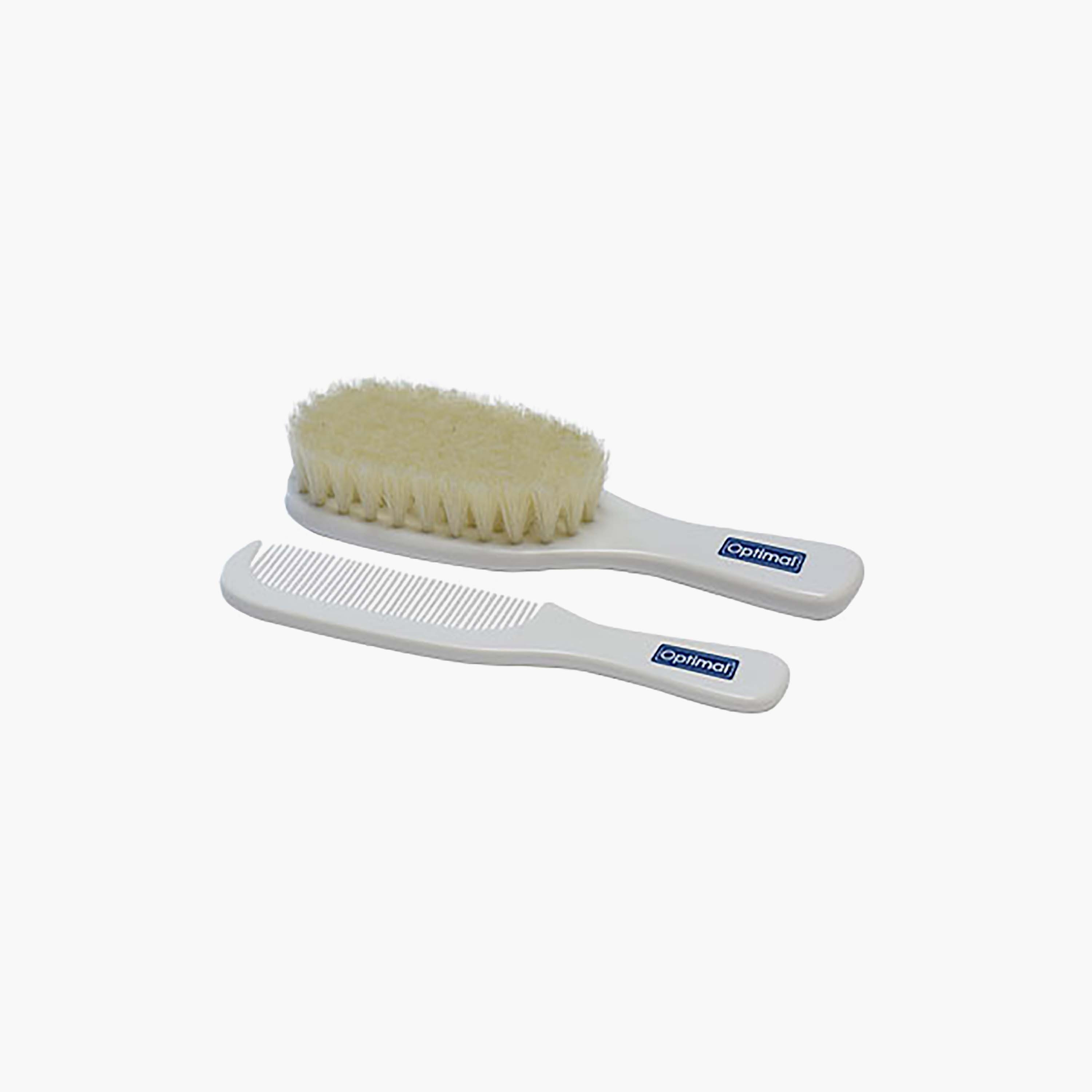مجموعة مشط وفرشاة من أوبتيمال-baby-bathandcare-hairbodyskincare-image-1