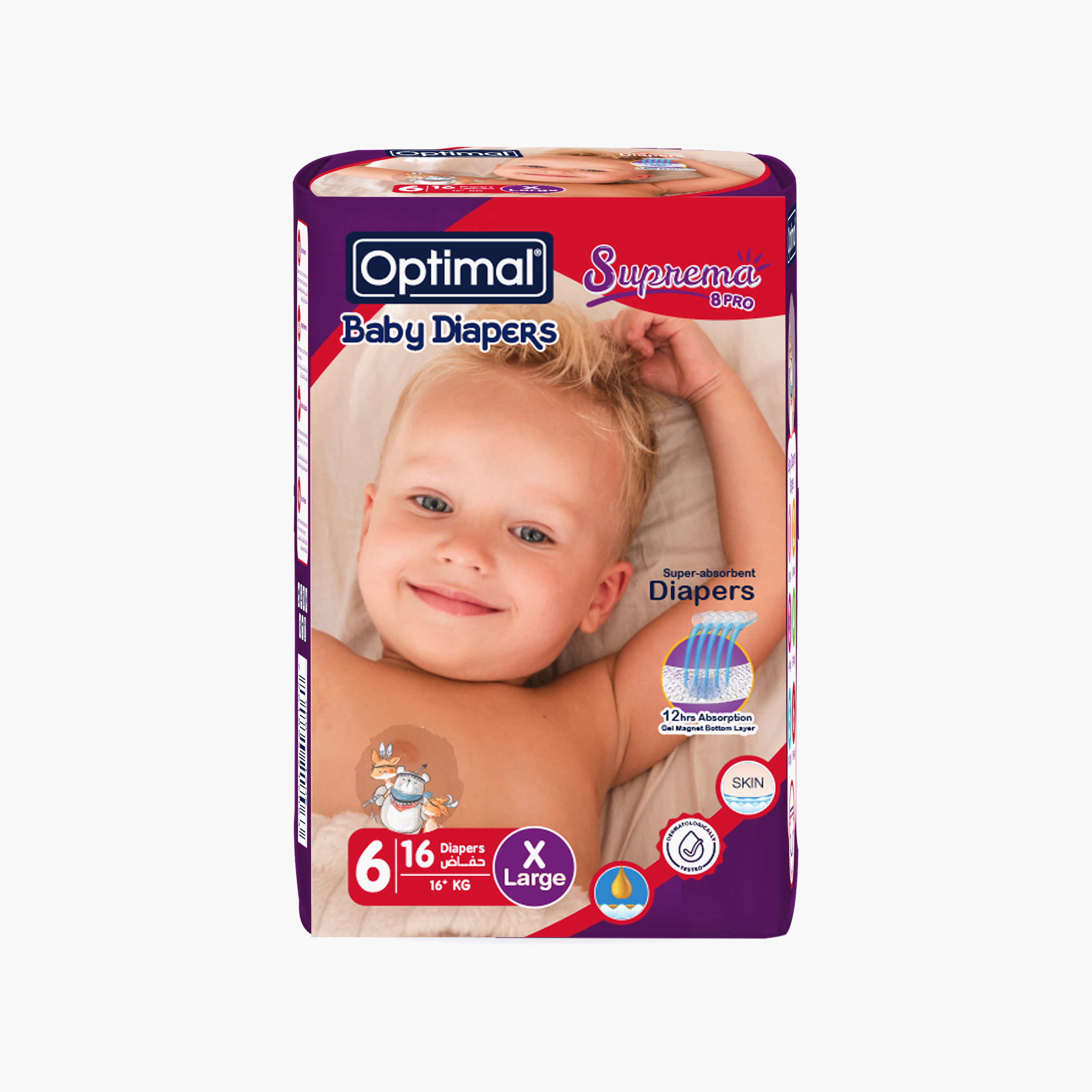 Optimal Diaper Size 6, 16-Diapers Pack, 16+ kg-baby-diapering-diapers-image-2