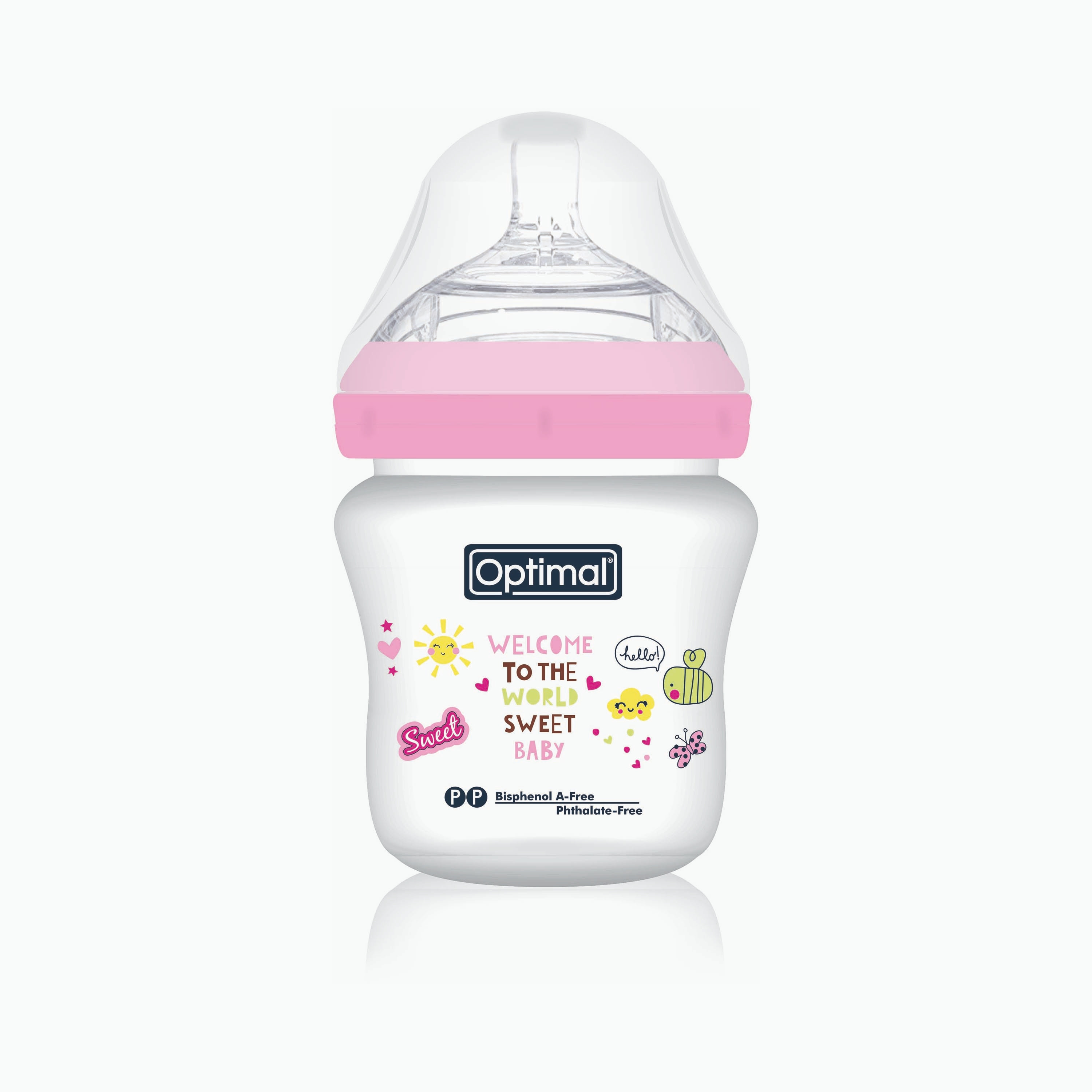 Optimal Mamilla Double Anti - Colic System, 210 ml, 0+ Months-baby-feeding-feedingbottles-bottlesandteats-image-3