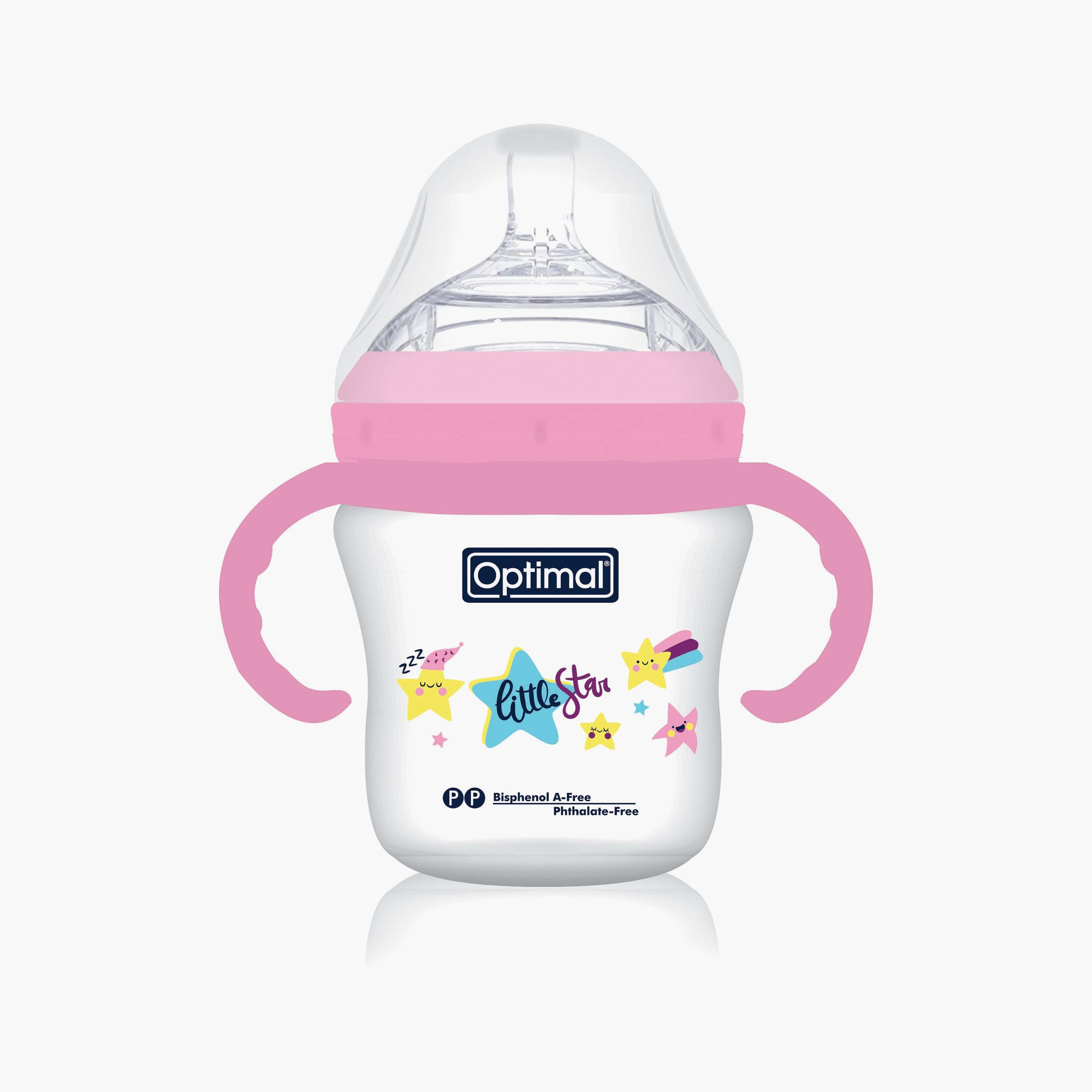 Optimal Mamilla Double Anti - Colic System, 210 ml, 6+ Months-baby-feeding-feedingbottles-bottlesandteats-image-3