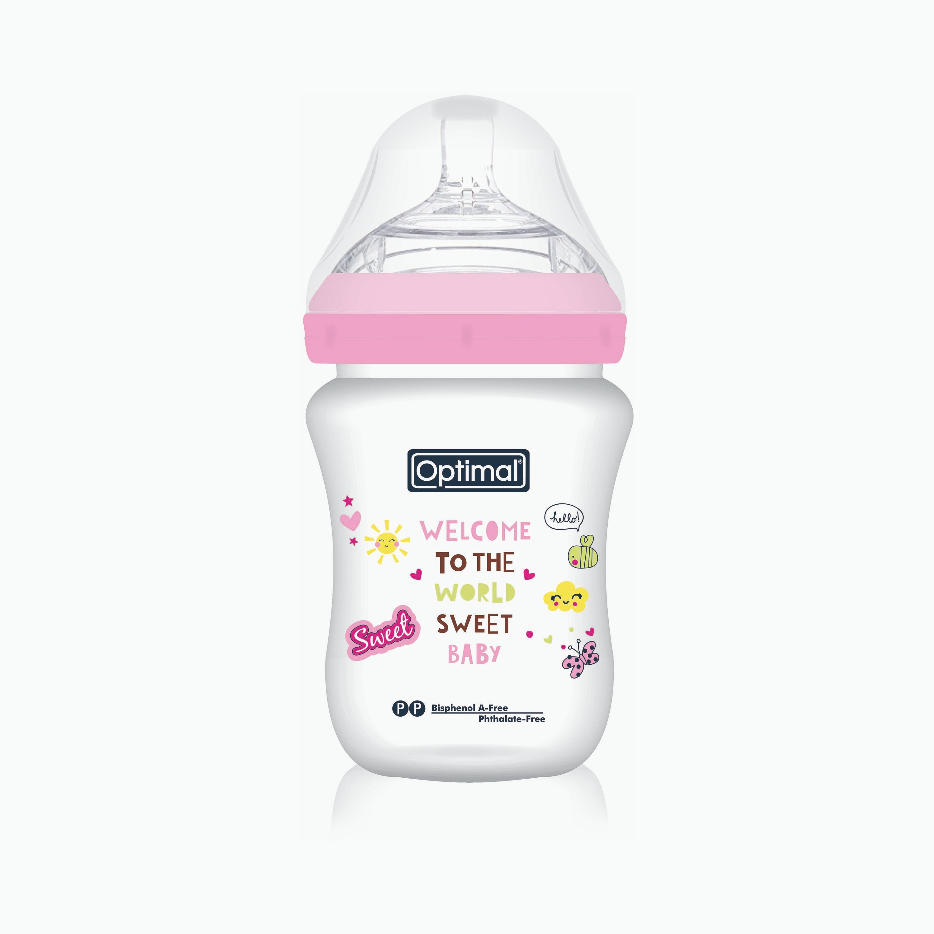 Optimal Mamilla Double Anti - Colic System, 300 ml, 0+ Months-baby-feeding-feedingbottles-bottlesandteats-image-3