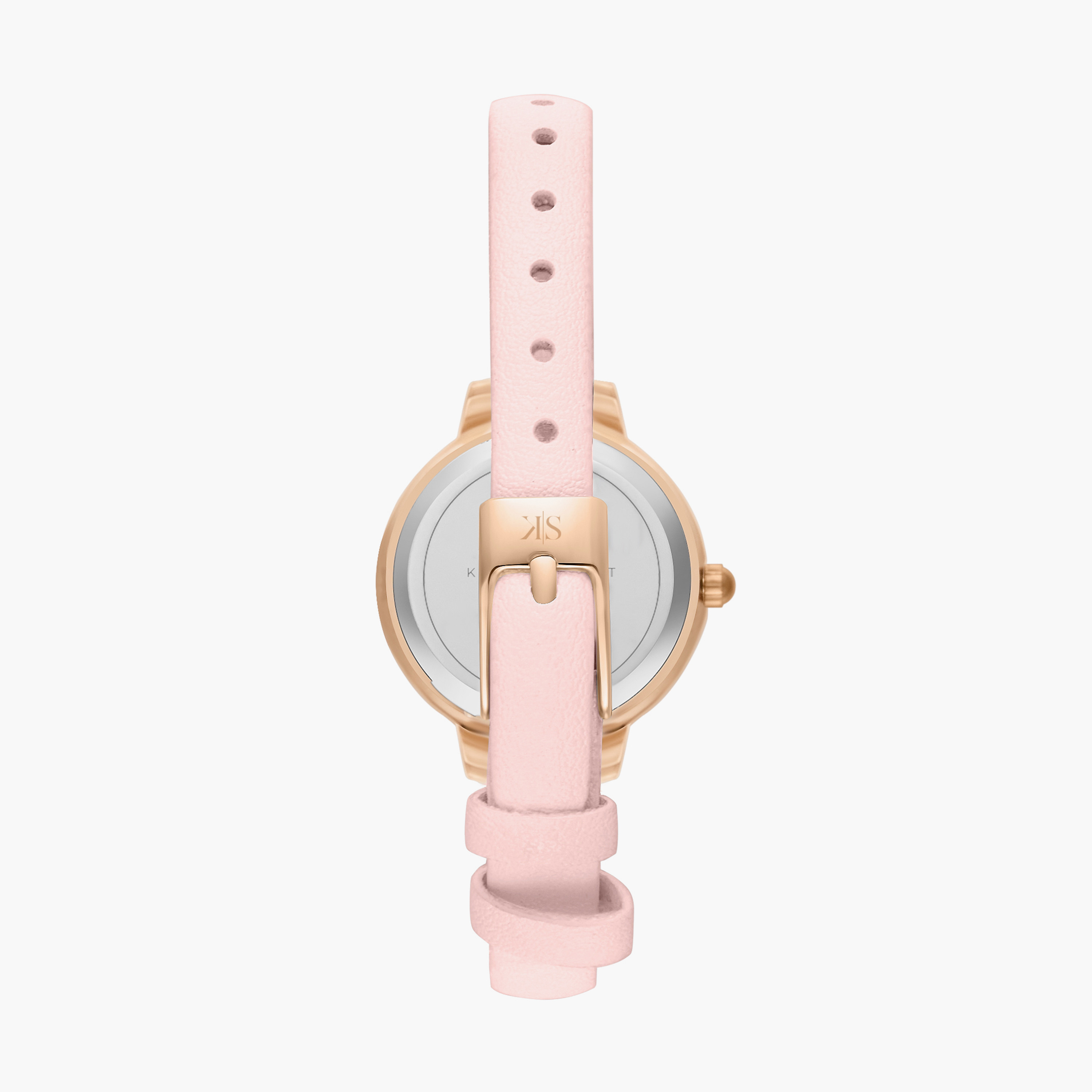 Kenneth Scott Pink Analog PU Strap Watch | K23511-RLPP-women-watchesandjewellery-watches-image-3