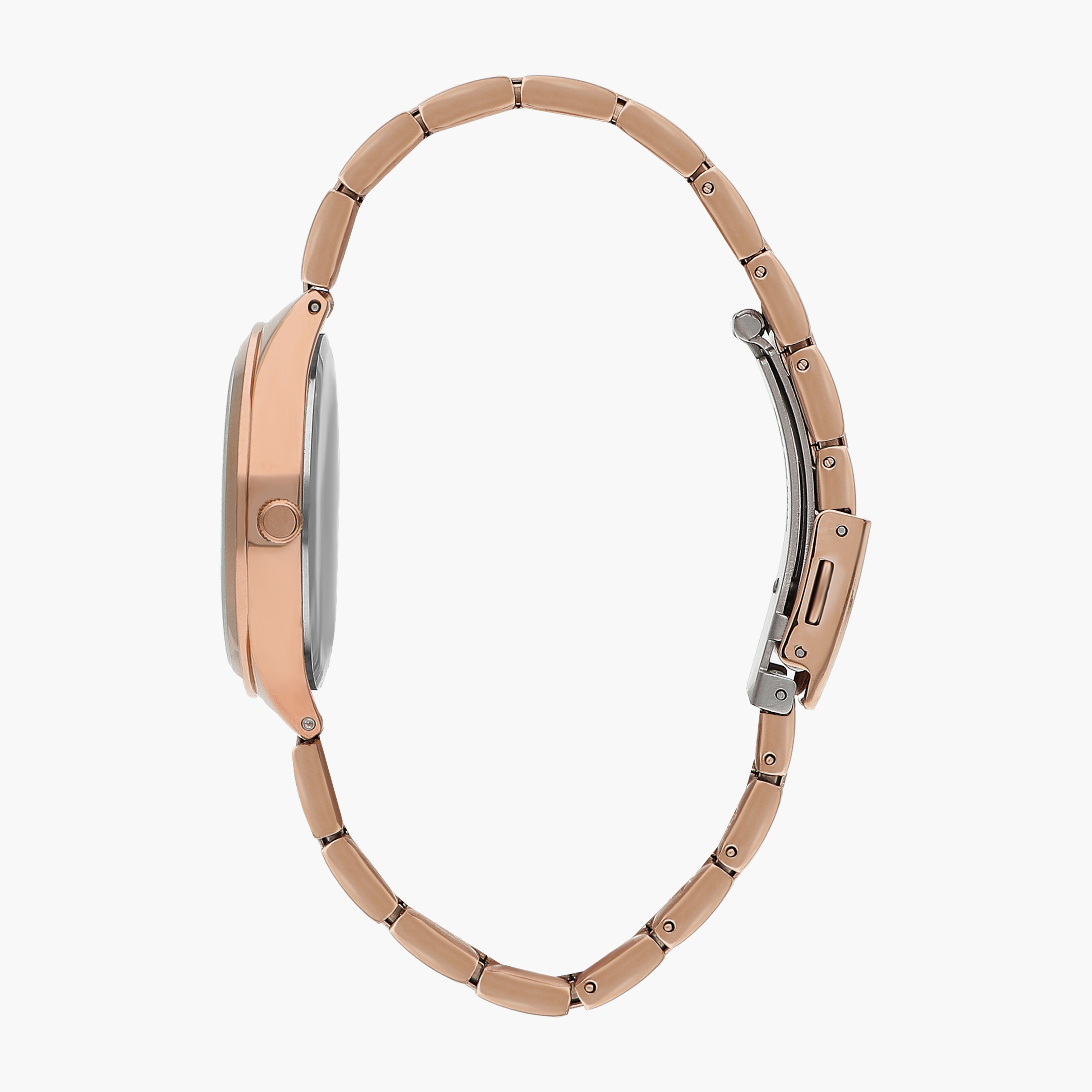 ساعة انالوج بسوار ستانلس ستيل بلون ذهبي وردي للنساء من لي كوبر | LC07643.430-women-watchesandjewellery-watches-image-2