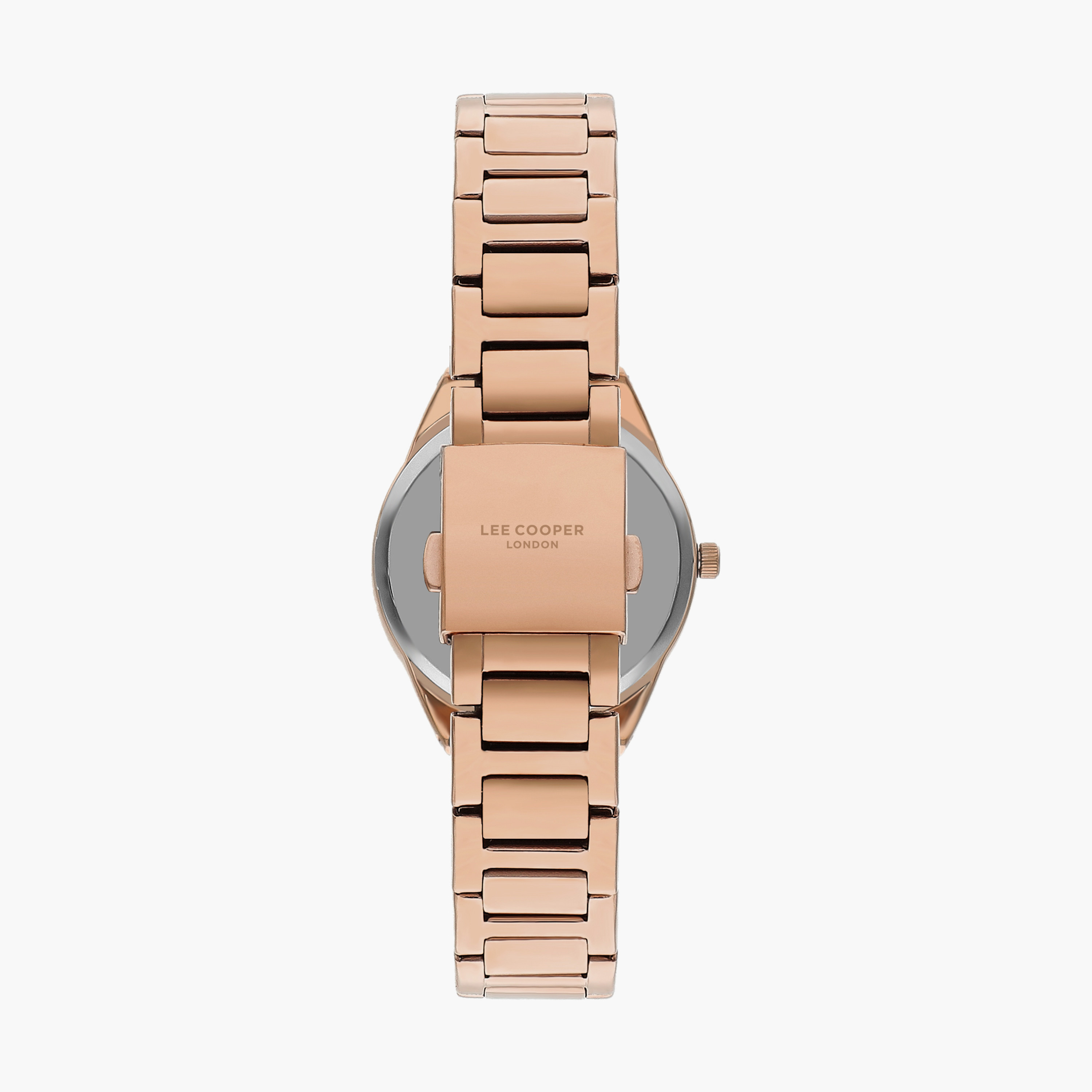 ساعة انالوج بسوار ستانلس ستيل بلون ذهبي وردي للنساء من لي كوبر | LC07643.430-women-watchesandjewellery-watches-image-3