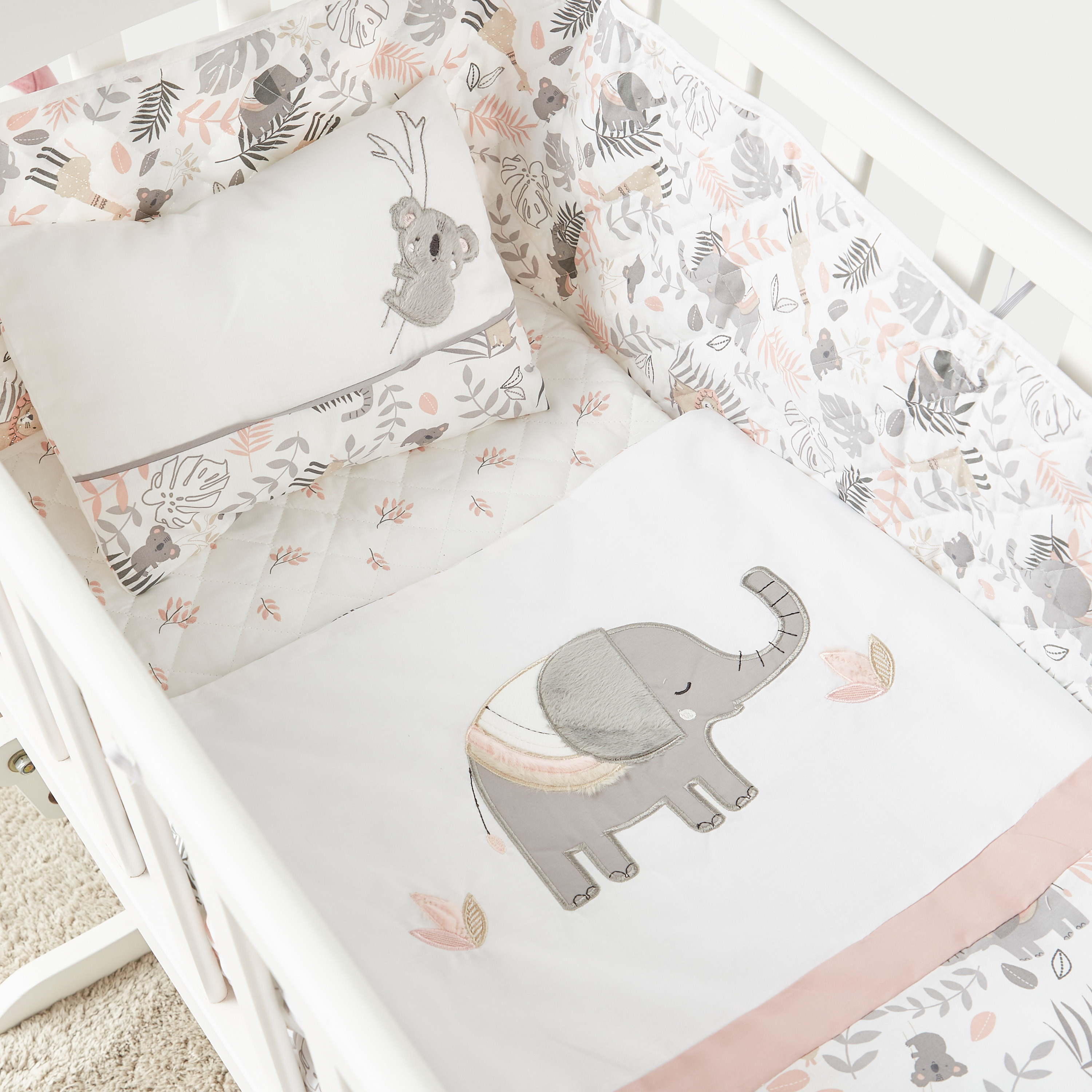Juniors Printed 4-Piece Cradle Bedding Set-baby-nursery-babybedding-image-3