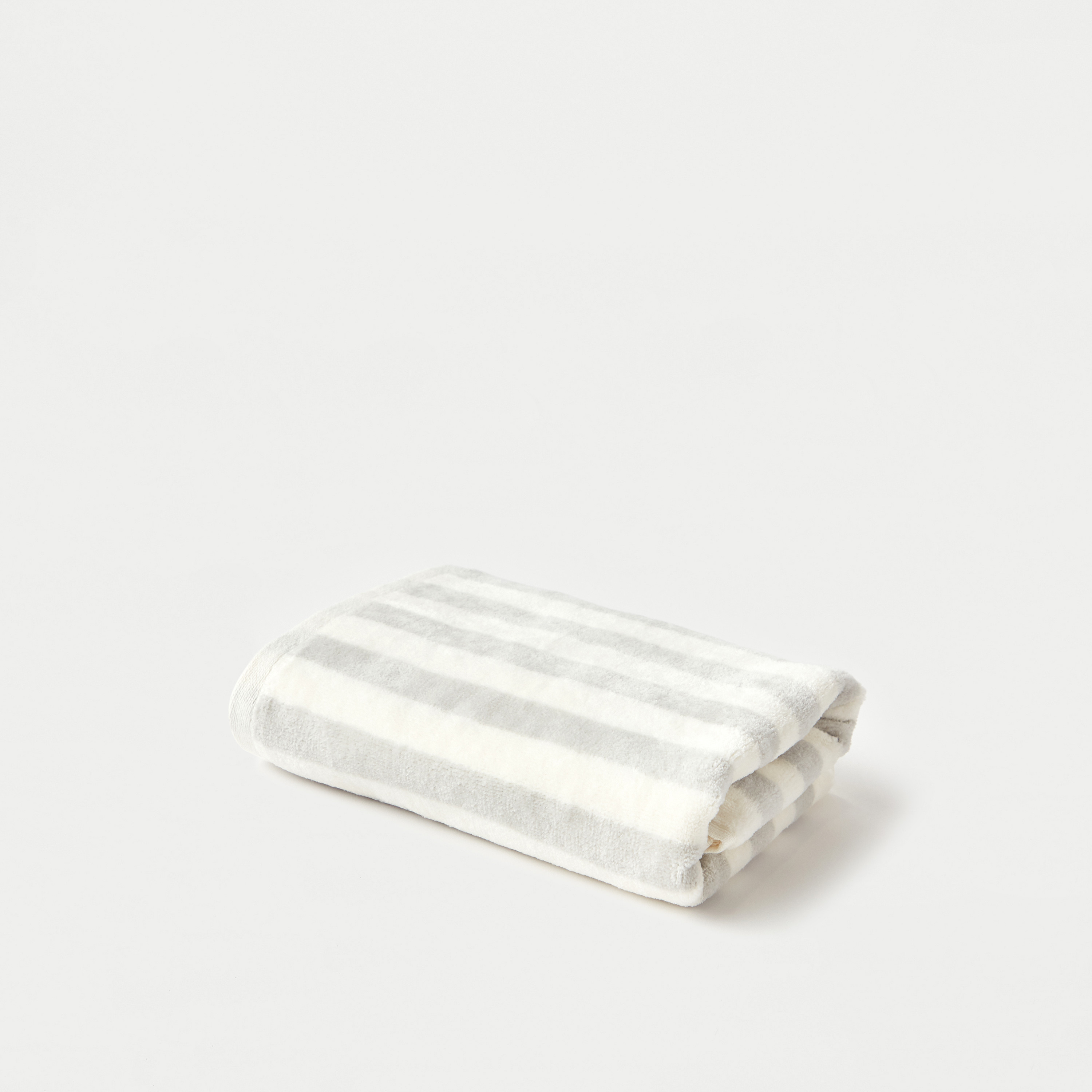 Juniors Striped Hand Towel - 50x90 cm-baby-bathandcare-towels-image-1