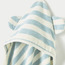 منشفة مخططة بقبعة من جونيورز- 75x75 سم-baby-bathandcare-towels-image-2