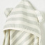 منشفة مخططة بقبعة من جونيورز - 75x75 سم-baby-bathandcare-towels-image-2