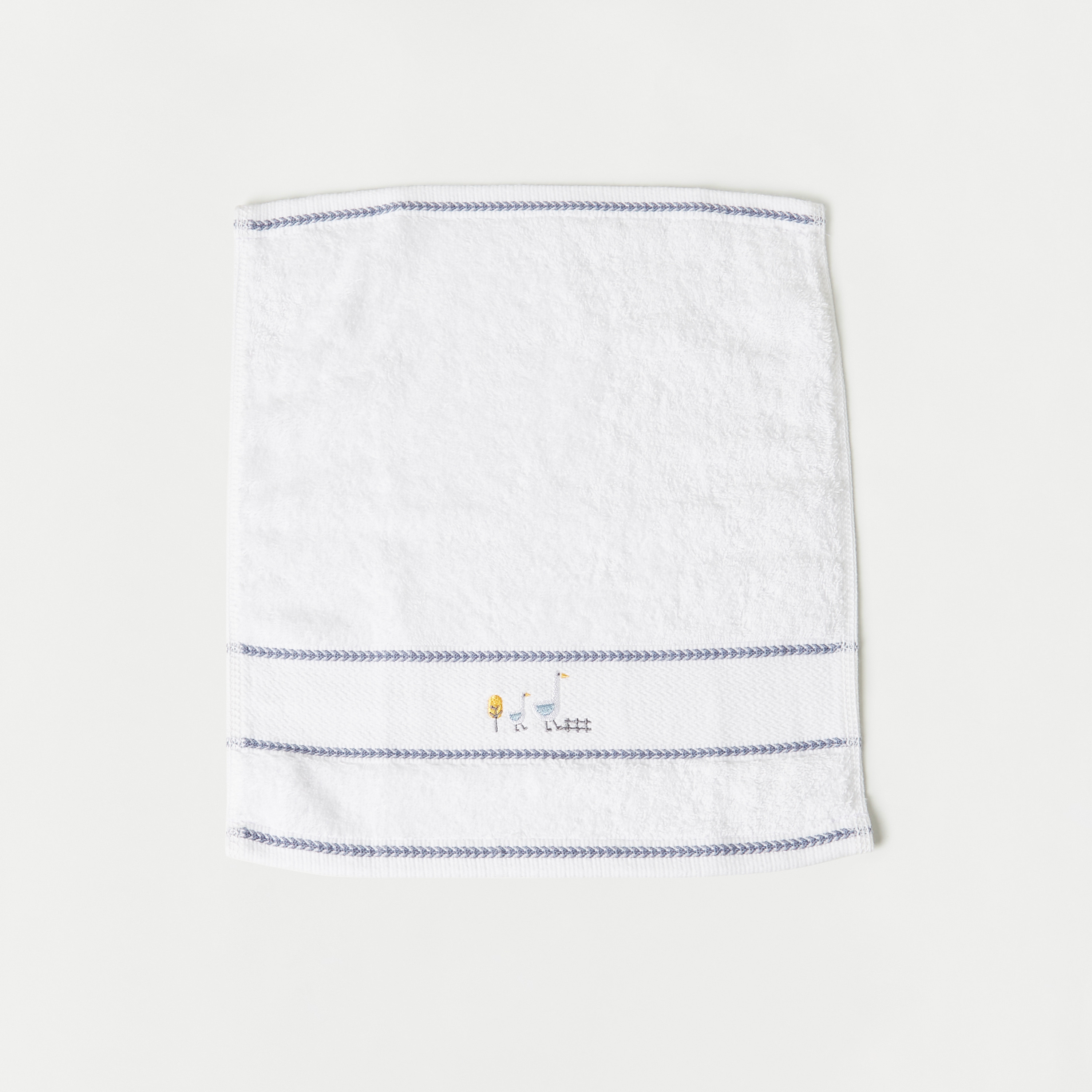 Juniors Duck Embroidered Towel - 30x30 cm-baby-bathandcare-towels-image-2