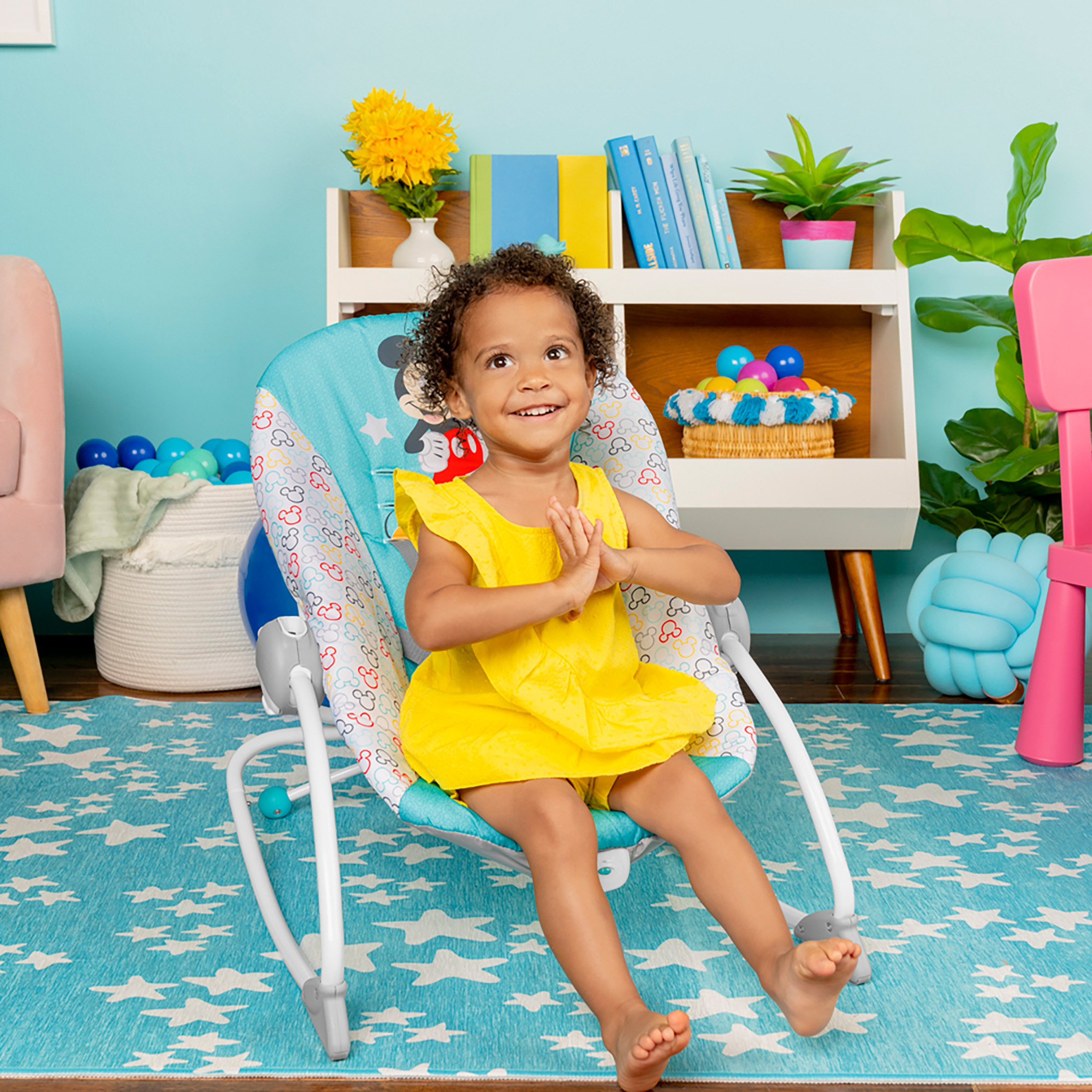 Bright Starts Mickey Mouse Original Besties Infant-to-Toddler Rocker-baby-infantactivity-rockers-image-13
