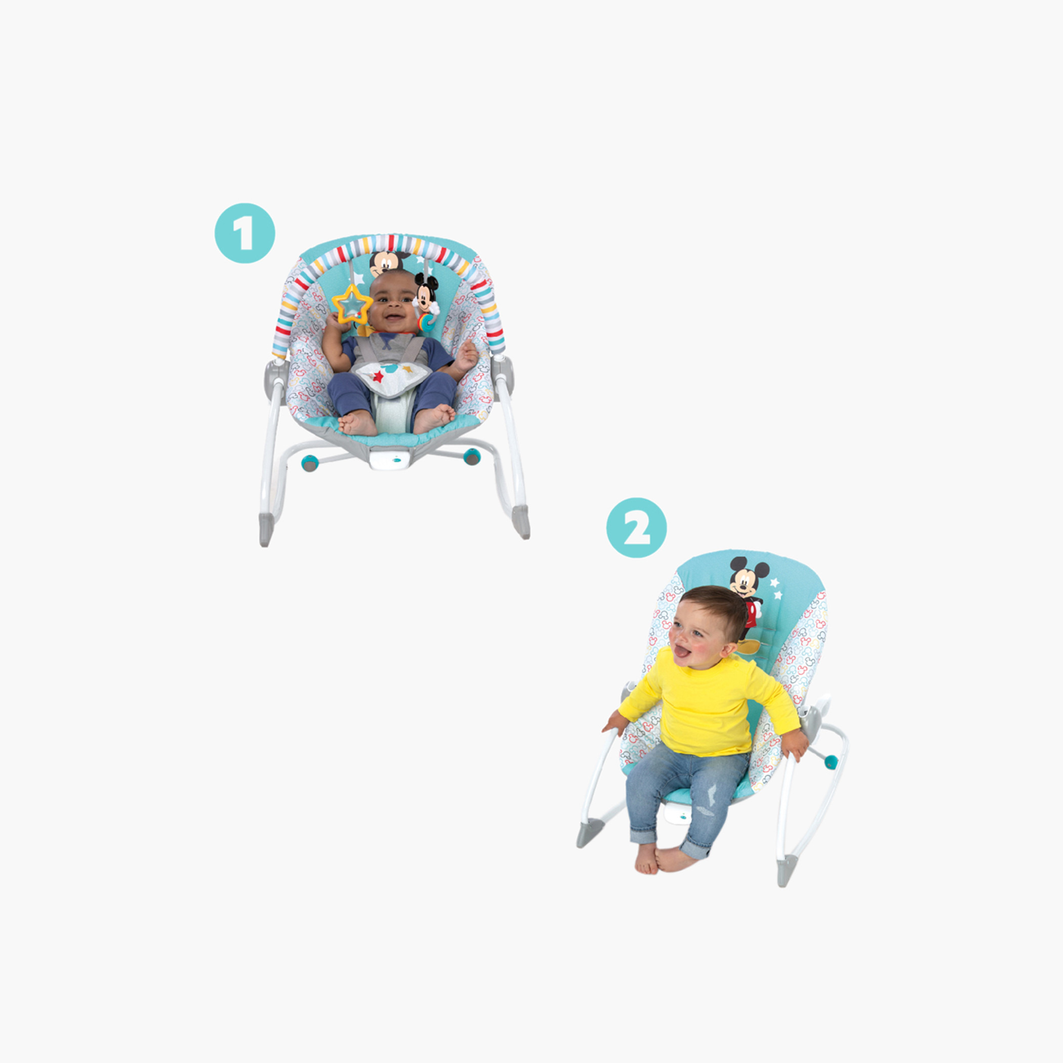 Bright Starts Mickey Mouse Original Besties Infant-to-Toddler Rocker-baby-infantactivity-rockers-image-2