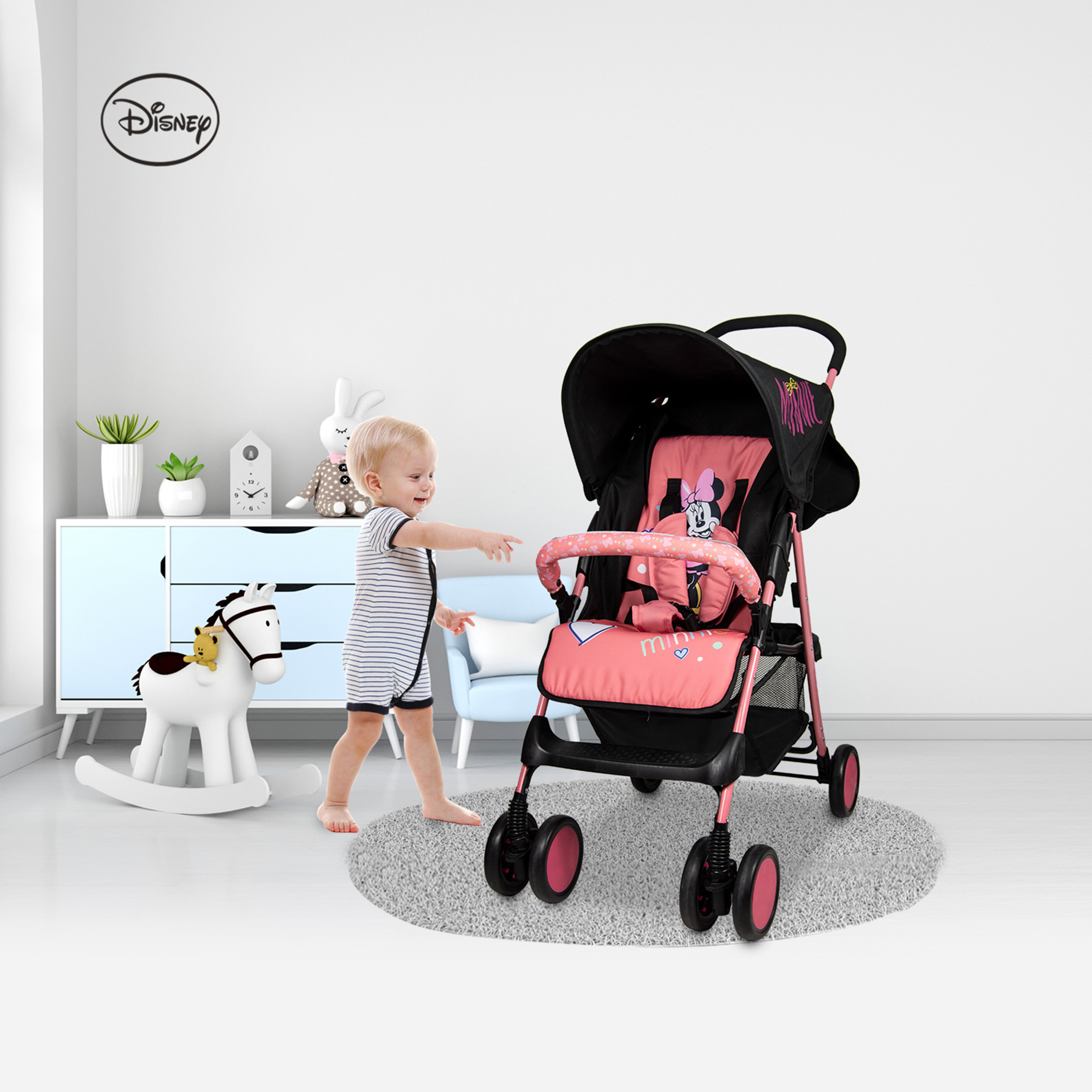 Mickey mouse 2025 baby stroller