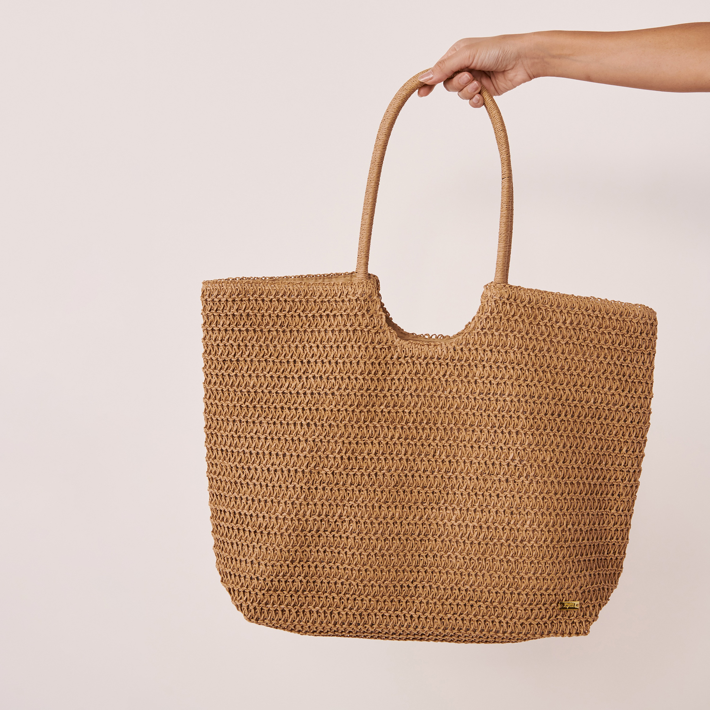 حقيبة ذو تصميم من لا في إن روز بمقبض متوسط باللون البني-women-bagsandwallets-handbags-image-1