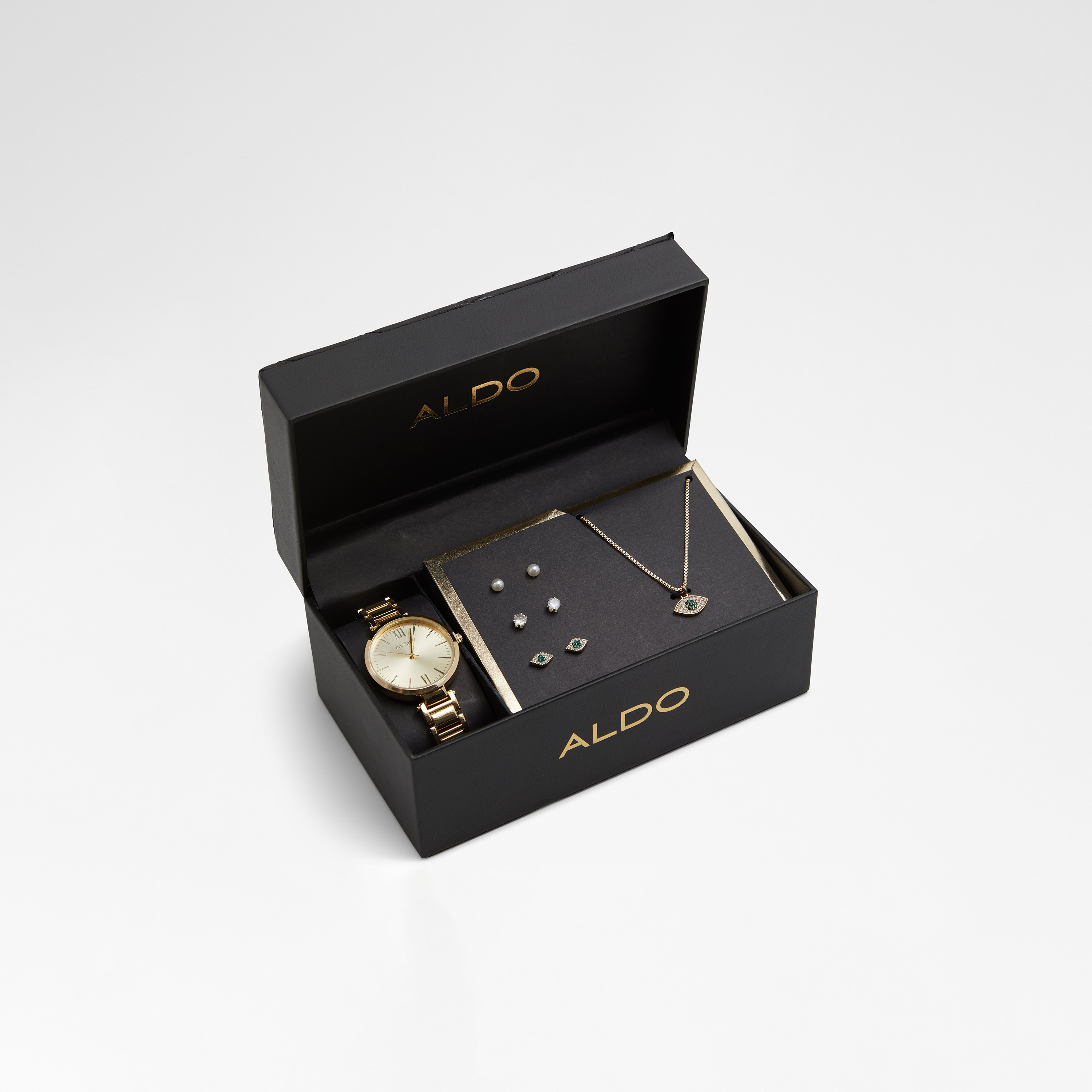 Buy Women s Aldo Starrgate Women s Analog Watch Set with Necklace and 3 Pairs of Studs Online Centrepoint UAE