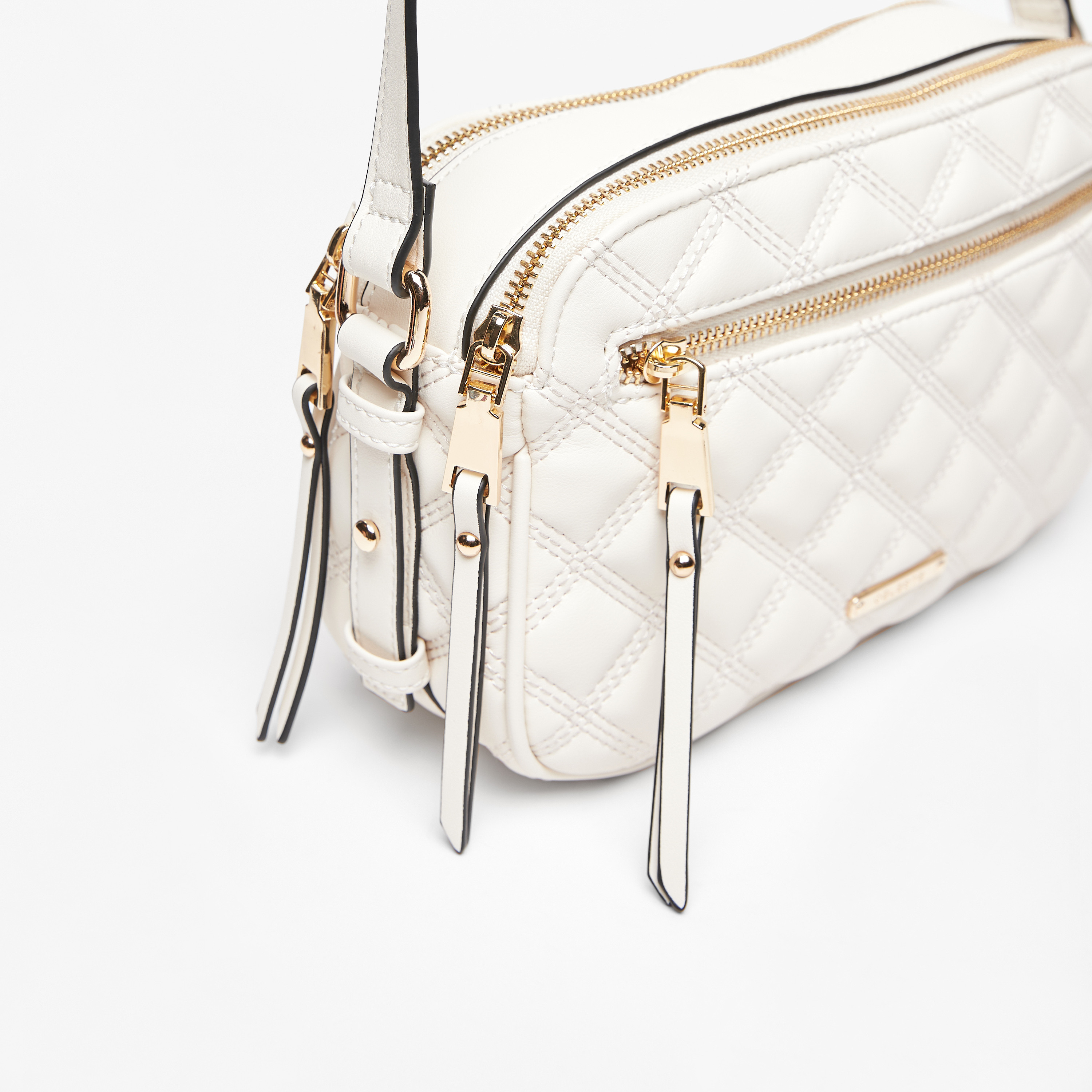 Celeste Quilted Crossbody Bag with Adjustable Strap and Zip Closure-women-bagsandwallets-handbags-image-3