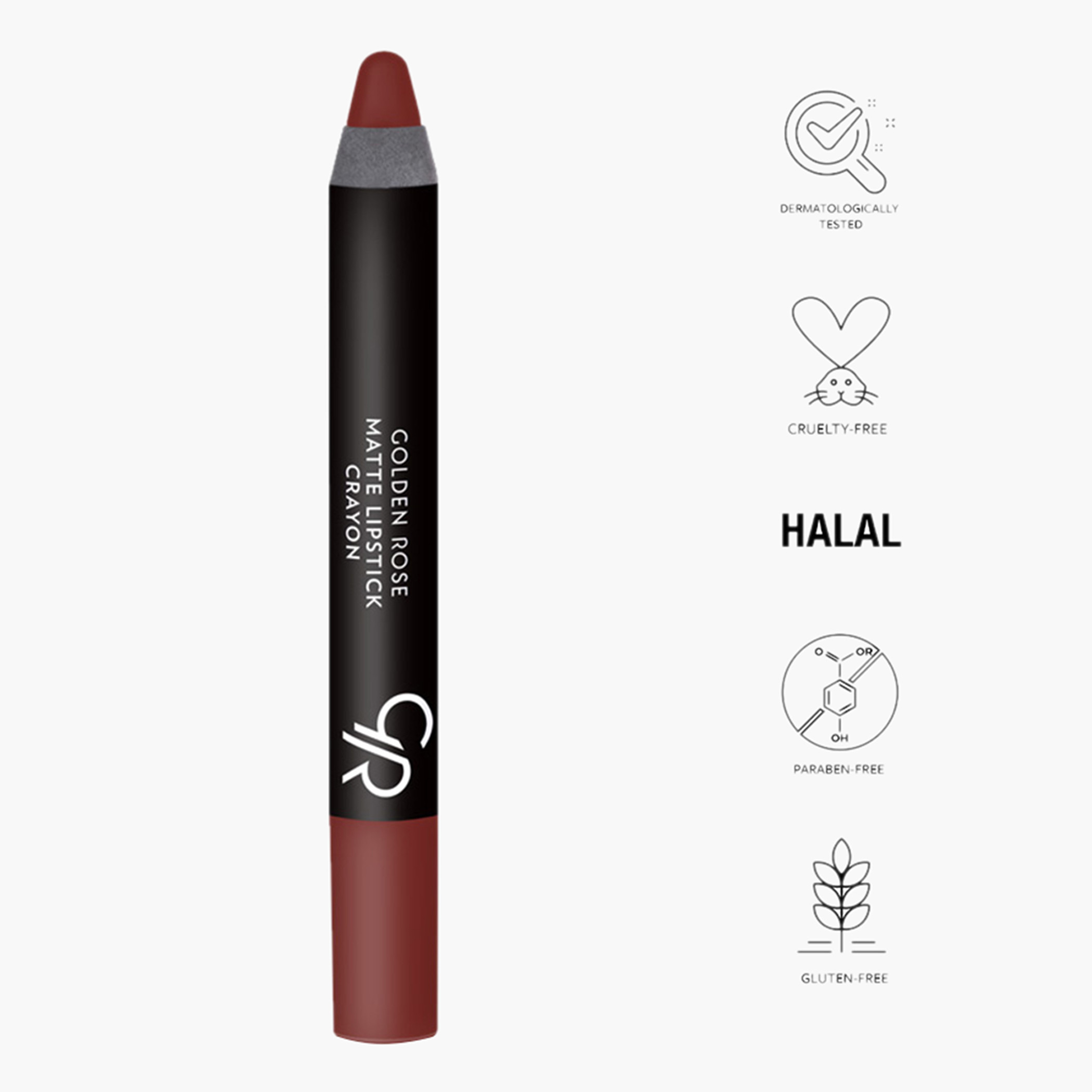 قلم أحمر شفاه لون مطفي من جولدن روز-beautyandpersonalcare-makeup-lips-lipsticks-image-3