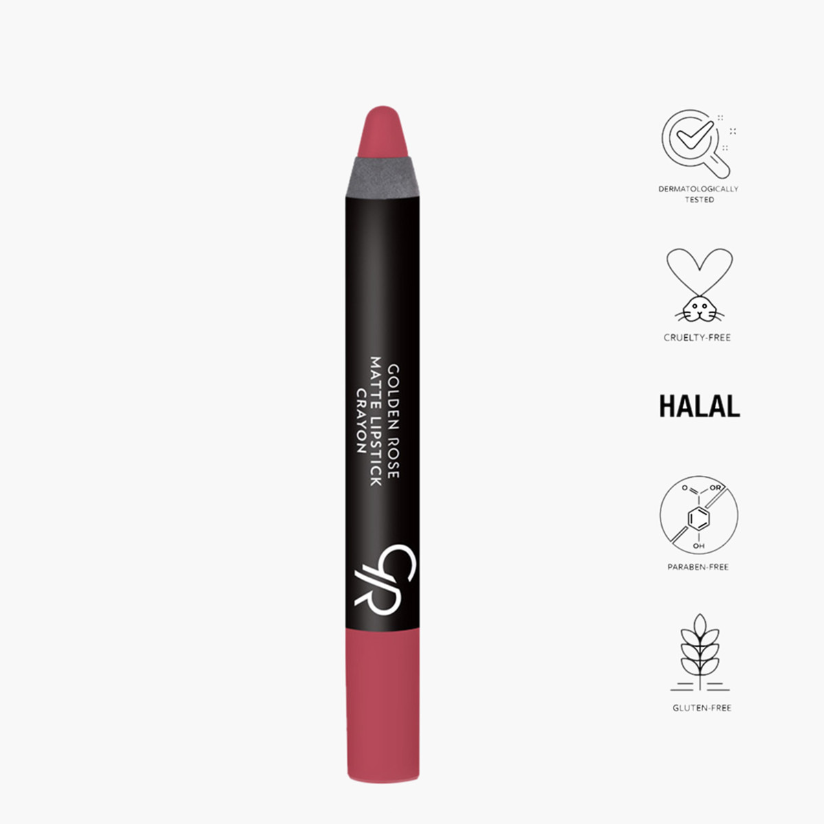قلم أحمر شفاه لون مطفي من جولدن روز-beautyandpersonalcare-makeup-lips-lipsticks-image-30