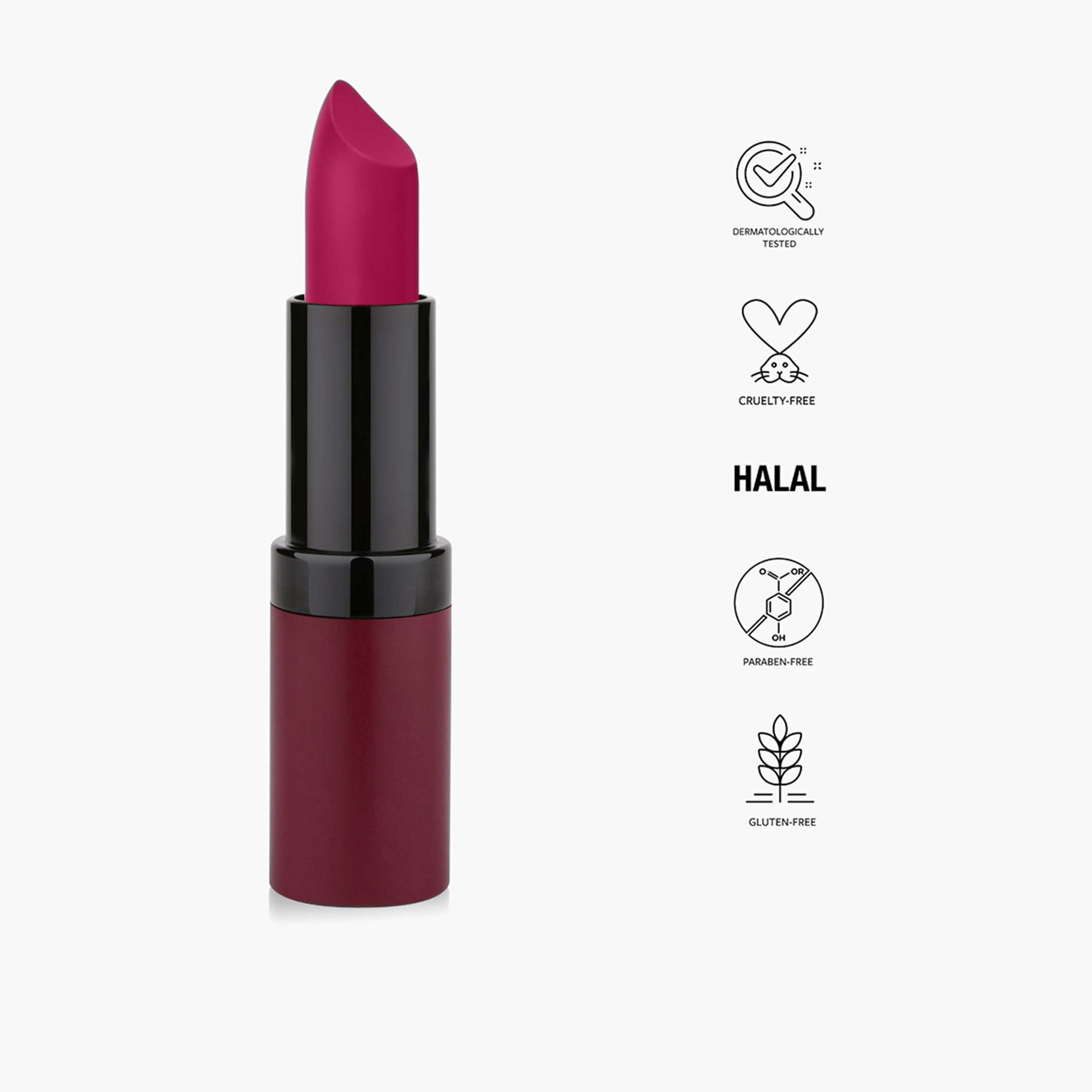 أحمر شفاه مخملي مطفي من جولدن روز - 4.2 جم-beautyandpersonalcare-makeup-lips-lipsticks-image-3