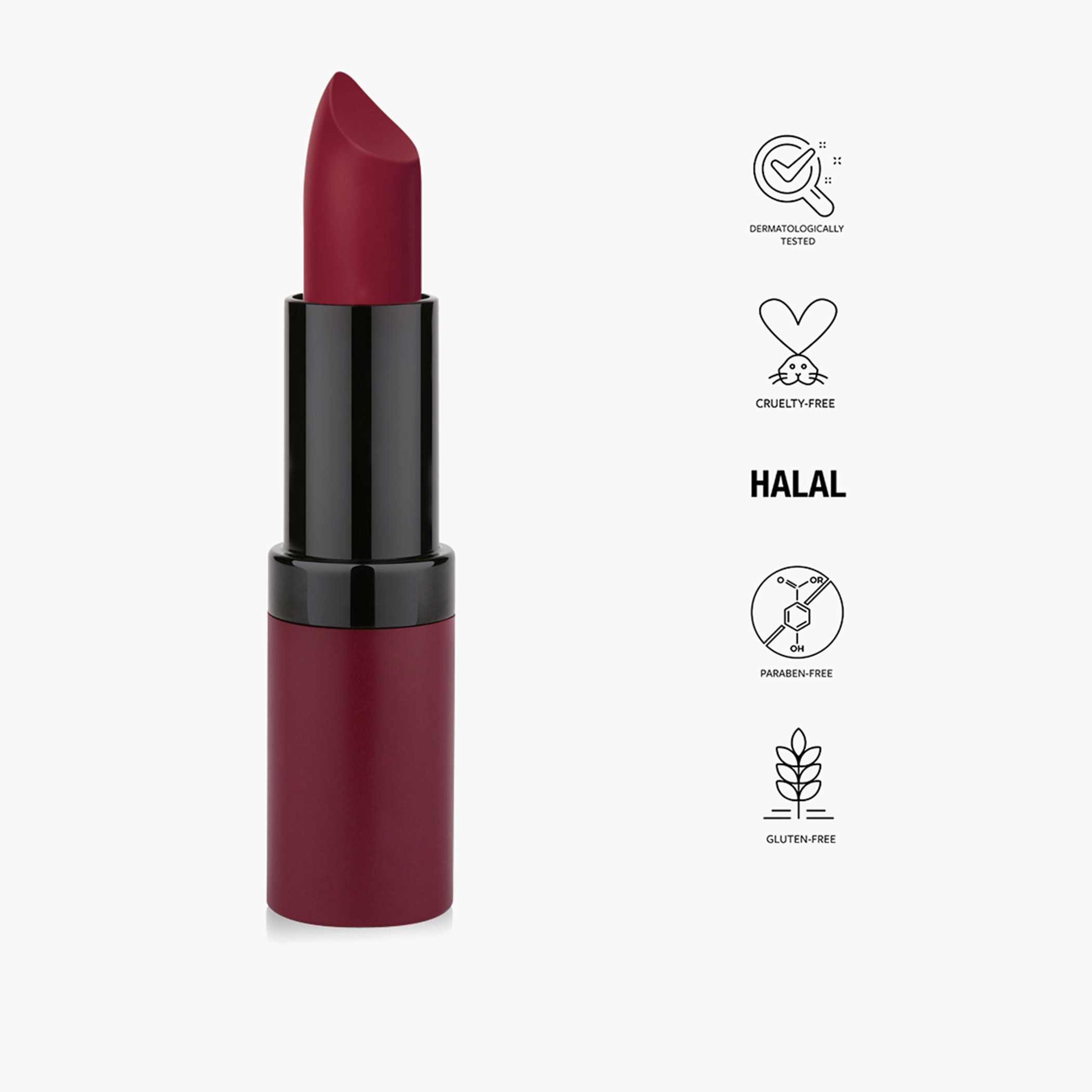 أحمر شفاه مخملي مطفي من جولدن روز - 4.2 جم-beautyandpersonalcare-makeup-lips-lipsticks-image-9
