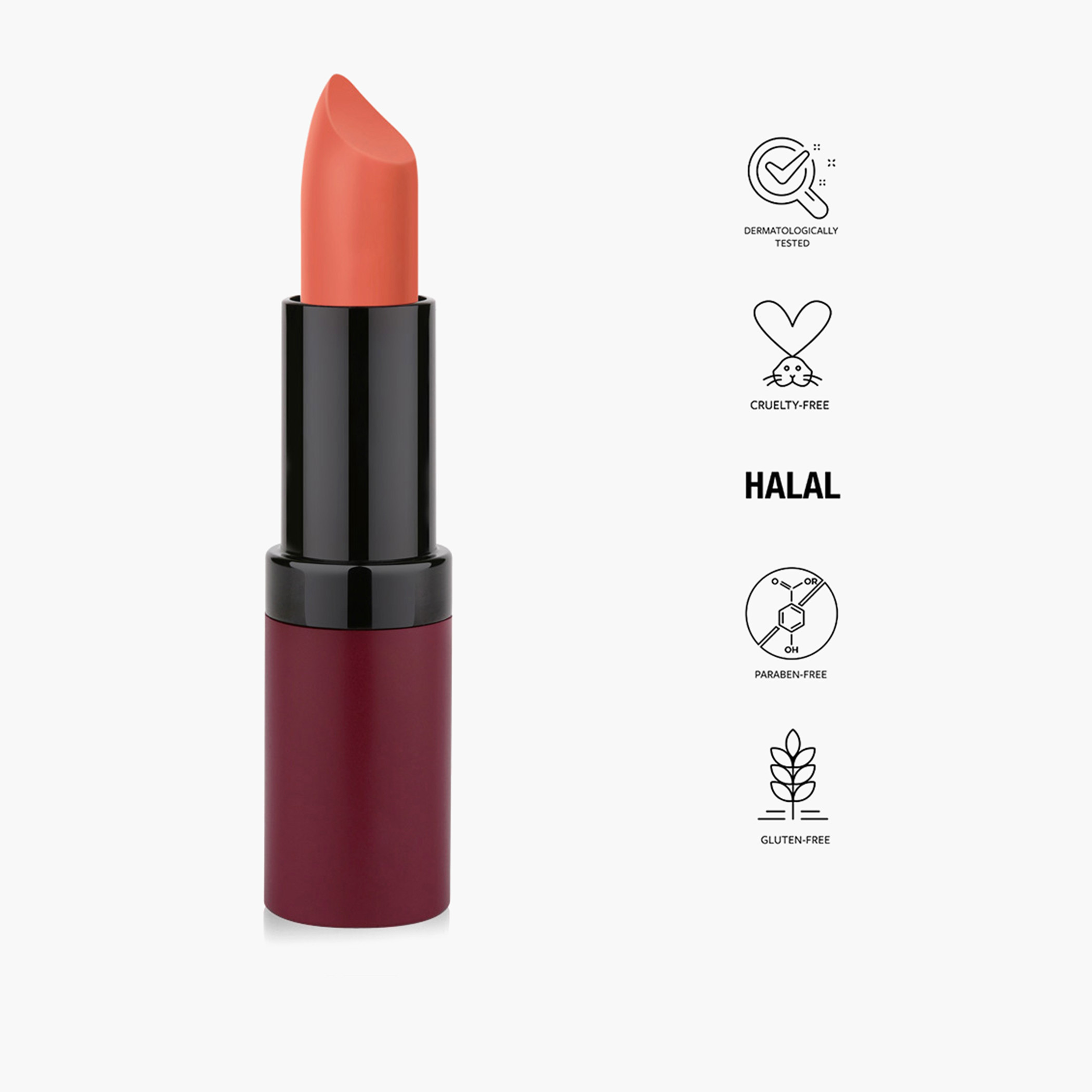 أحمر شفاه مخملي مطفي من جولدن روز - 4.2 جم-beautyandpersonalcare-makeup-lips-lipsticks-image-6