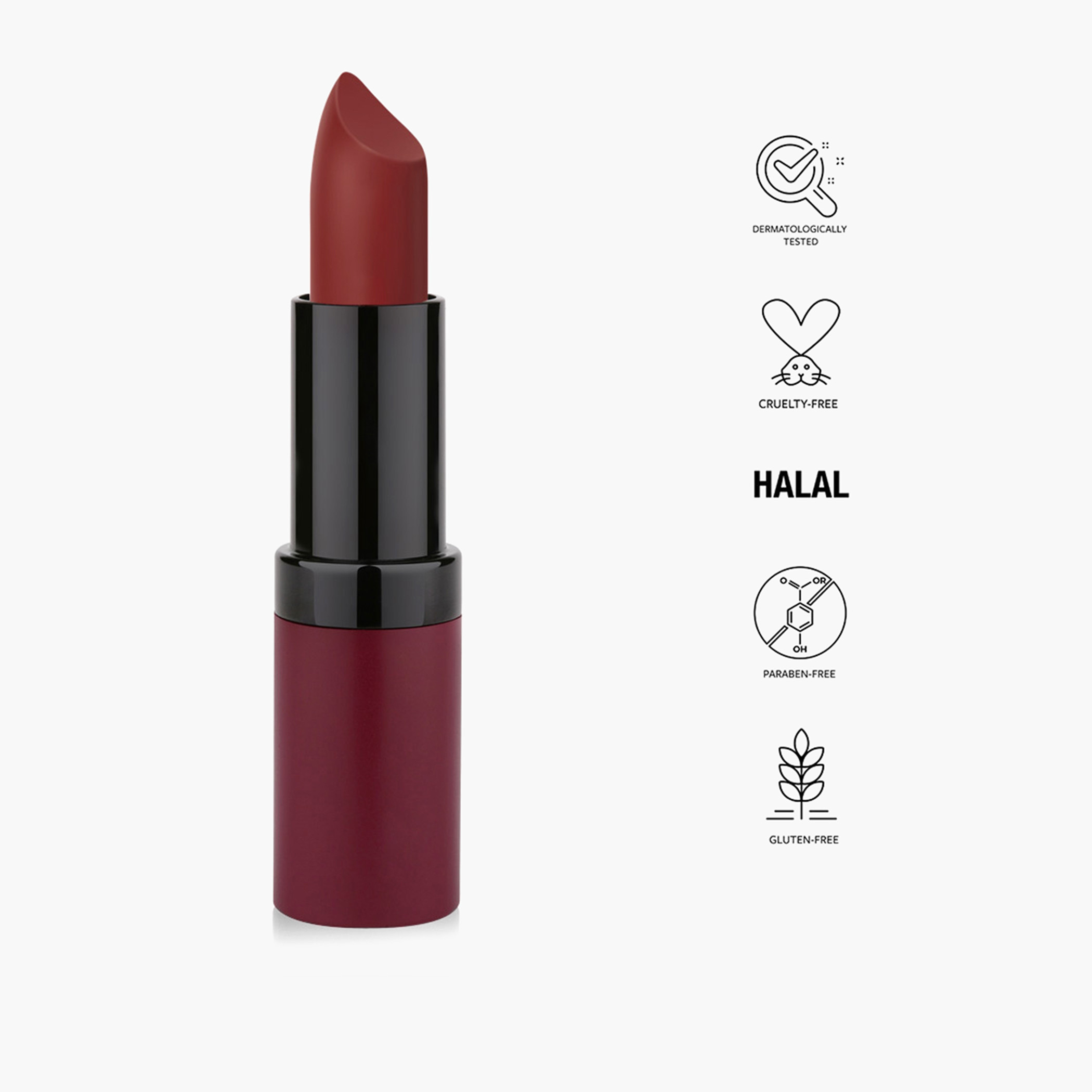 أحمر شفاه مخملي مطفي من جولدن روز - 4.2 جم-beautyandpersonalcare-makeup-lips-lipsticks-image-12