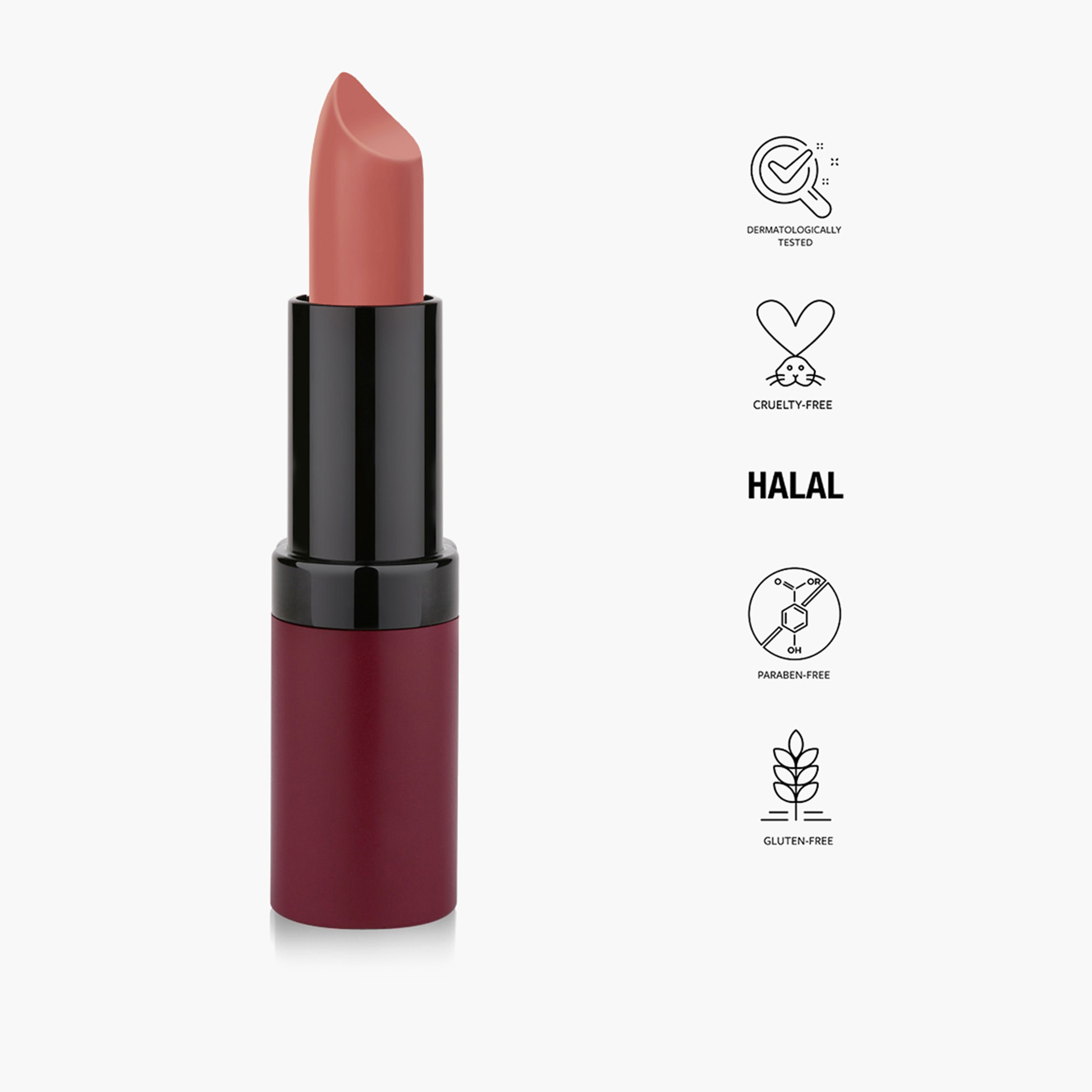 أحمر شفاه مخملي مطفي من جولدن روز - 4.2 جم-beautyandpersonalcare-makeup-lips-lipsticks-image-24
