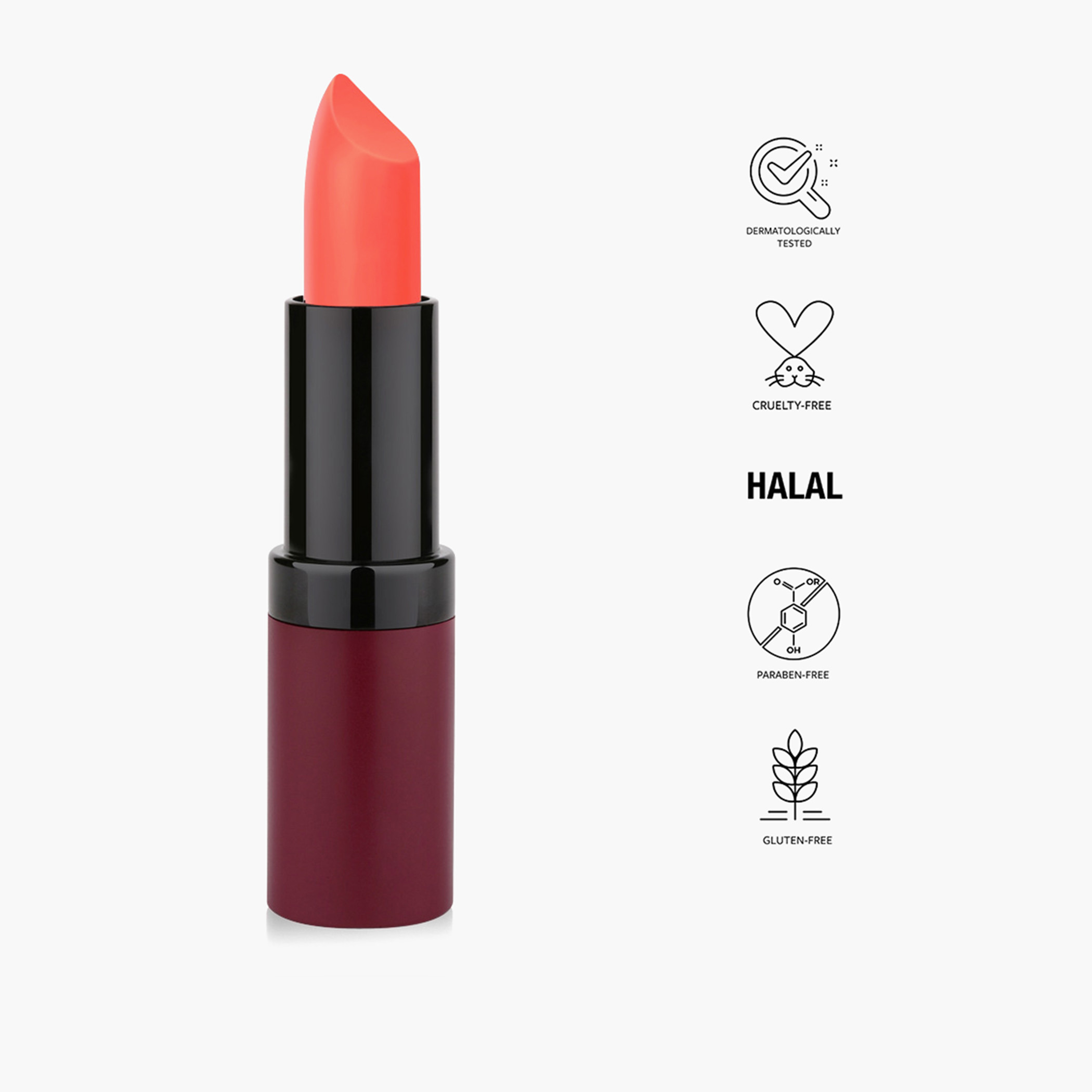 أحمر شفاه مخملي مطفي من جولدن روز - 4.2 جم-beautyandpersonalcare-makeup-lips-lipsticks-image-39