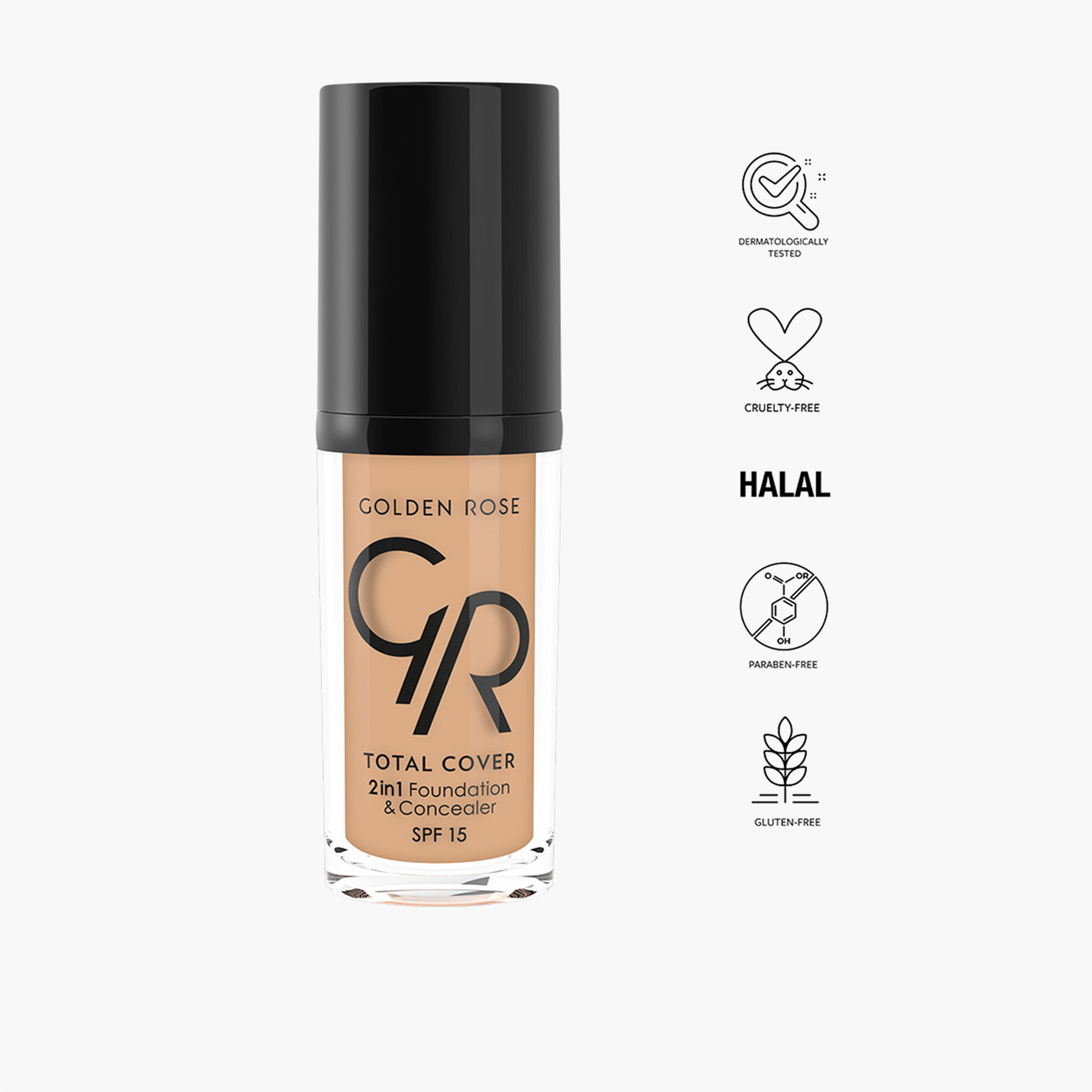 كونسيلر وكريم أساس 2 في 1 توتال كوفر من جولدن روز-beautyandpersonalcare-makeup-face-foundations-image-12