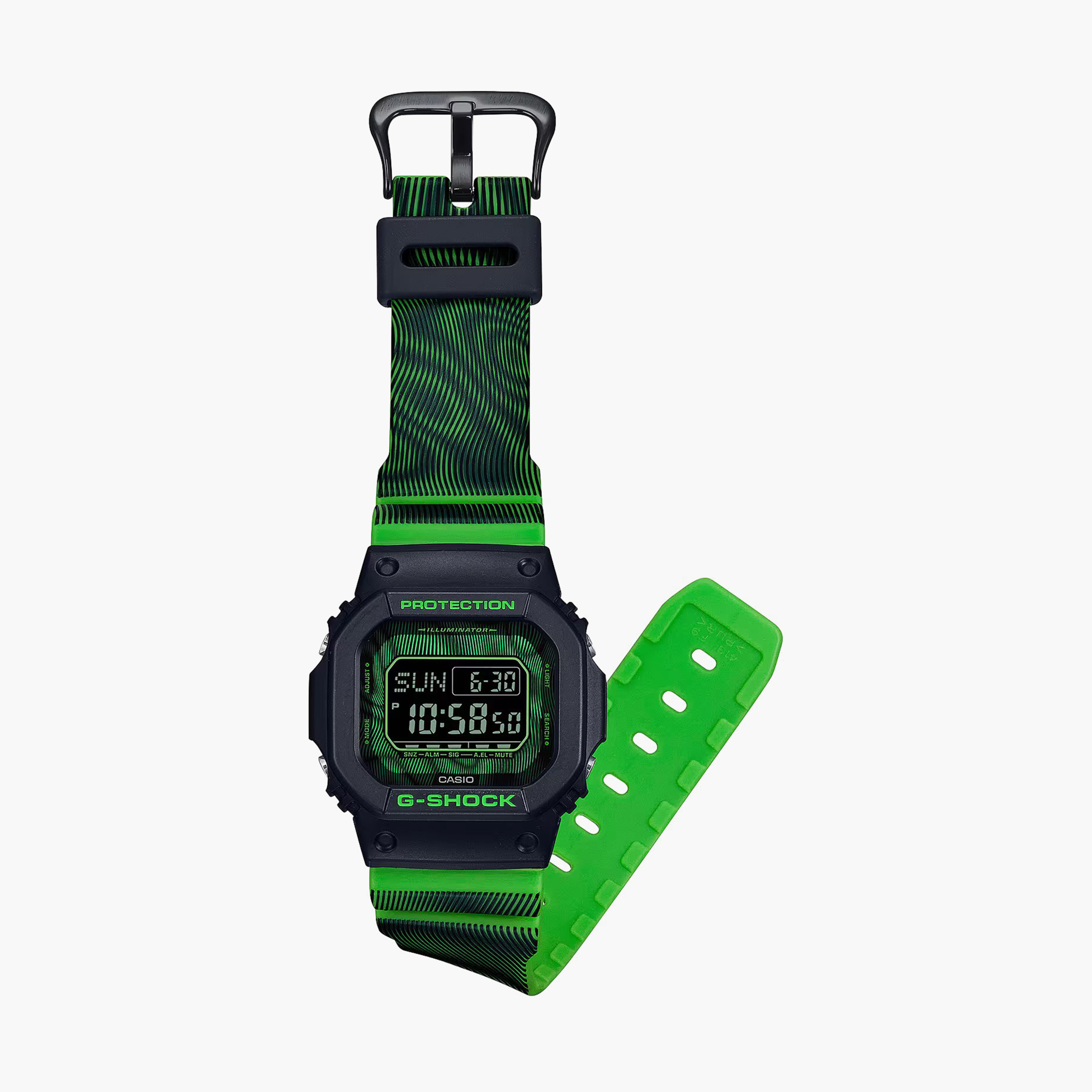 G-SHOCK Unisex Purple Digital Silicone Strap Watch | DW-B5600AH-6DR | 43 MM-men-watchesandjewellery-watches-image-5