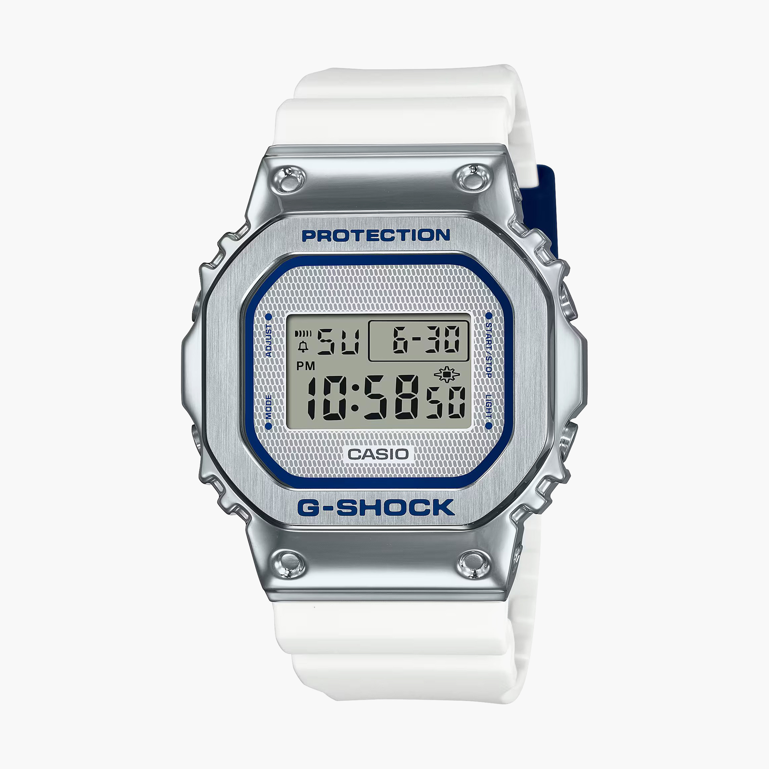  GM-5600LC-7DR | ساعة رقمية للرجال باللون الأبيض بسوار الراتنج من جي- شوك -men-watchesandjewellery-watches-image-1