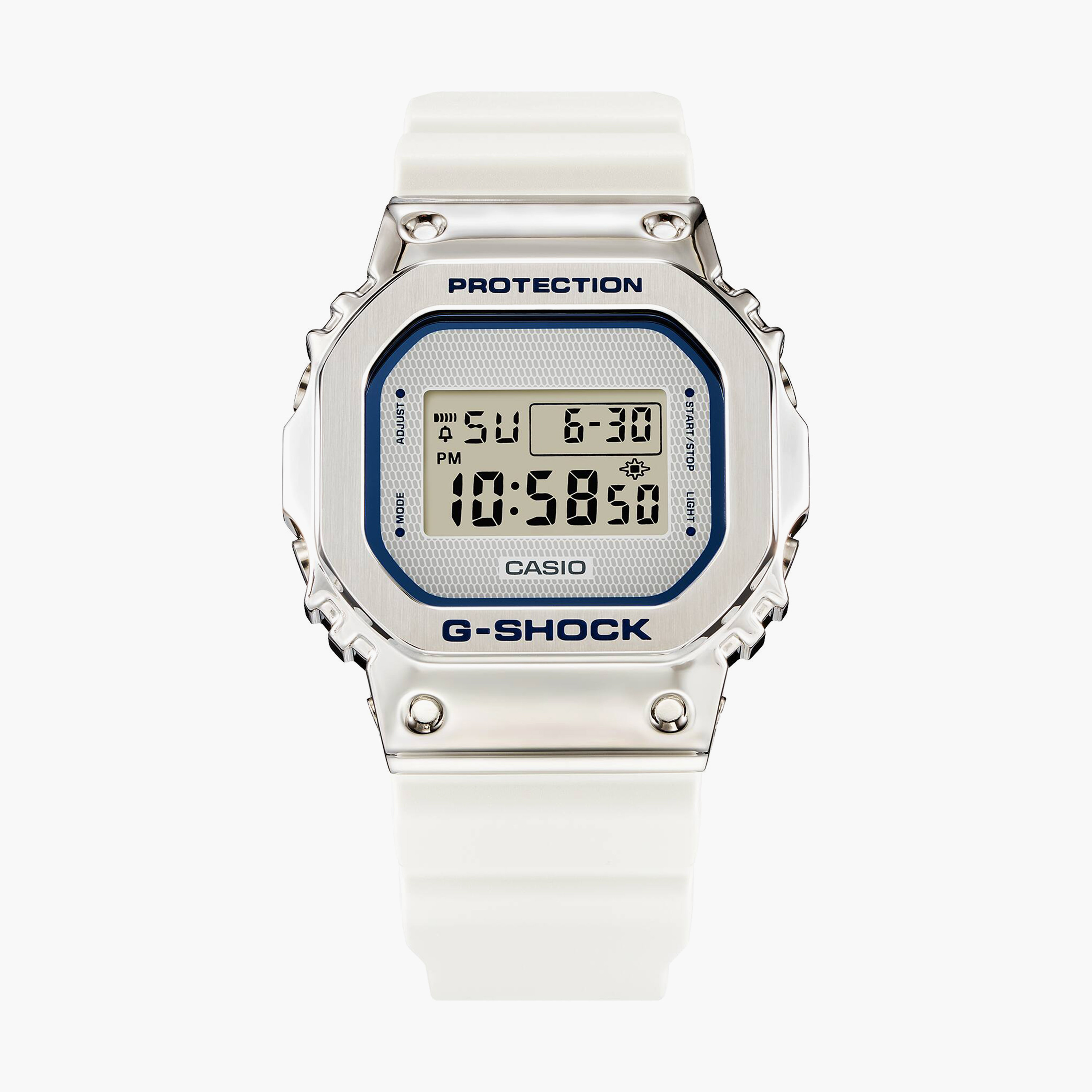  GM-5600LC-7DR | ساعة رقمية للرجال باللون الأبيض بسوار الراتنج من جي- شوك -men-watchesandjewellery-watches-image-2