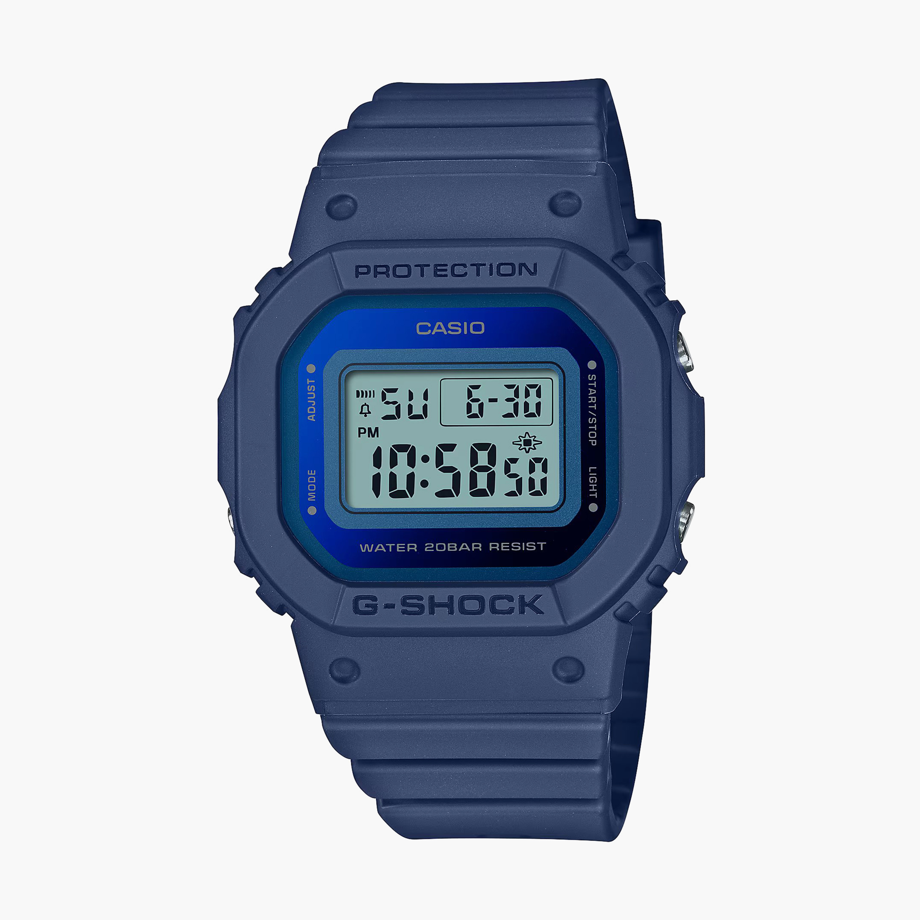 G-Shock Unisex Blue Digital Resin Strap Watch | GMD-S5600-2DR-men-watchesandjewellery-watches-image-1