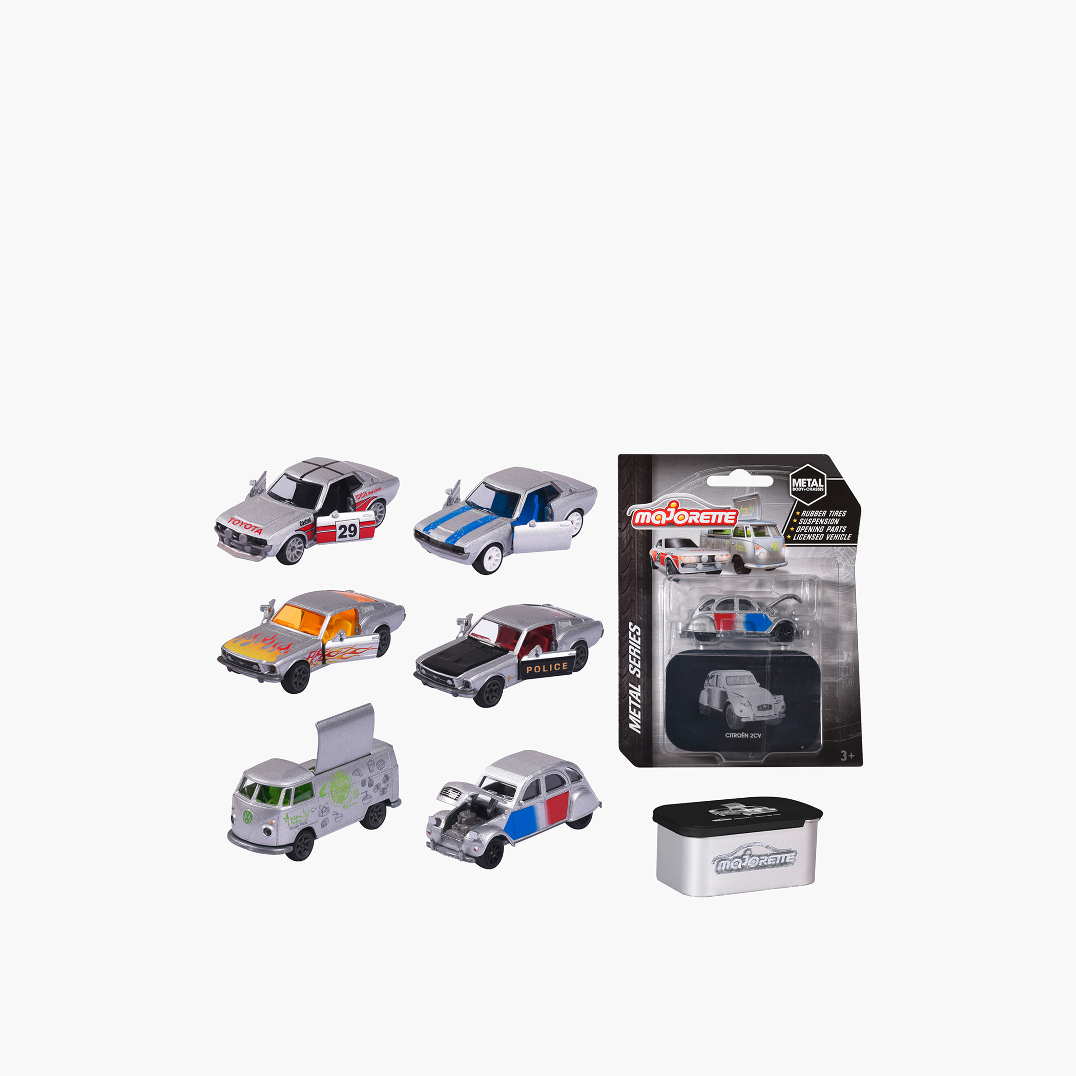 لعبة سيارة متنوعة فينتدج ديلوكس من سلسلة السيارات المعدن من ماجوريت-toys-playvehicles-cars-image-3