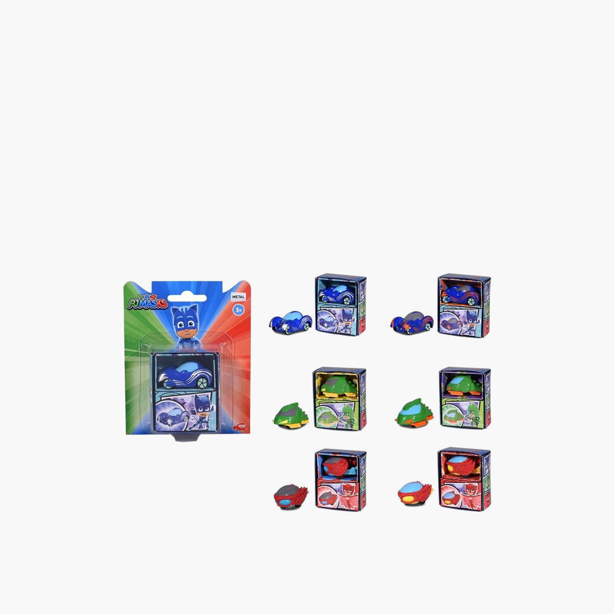 لعبة سيارة السباق ميكرو ريسير المتنوعة من ماجوريت بي جيه ماسكس - مجموعة من 6 قطع-toys-playvehicles-cars-image-2