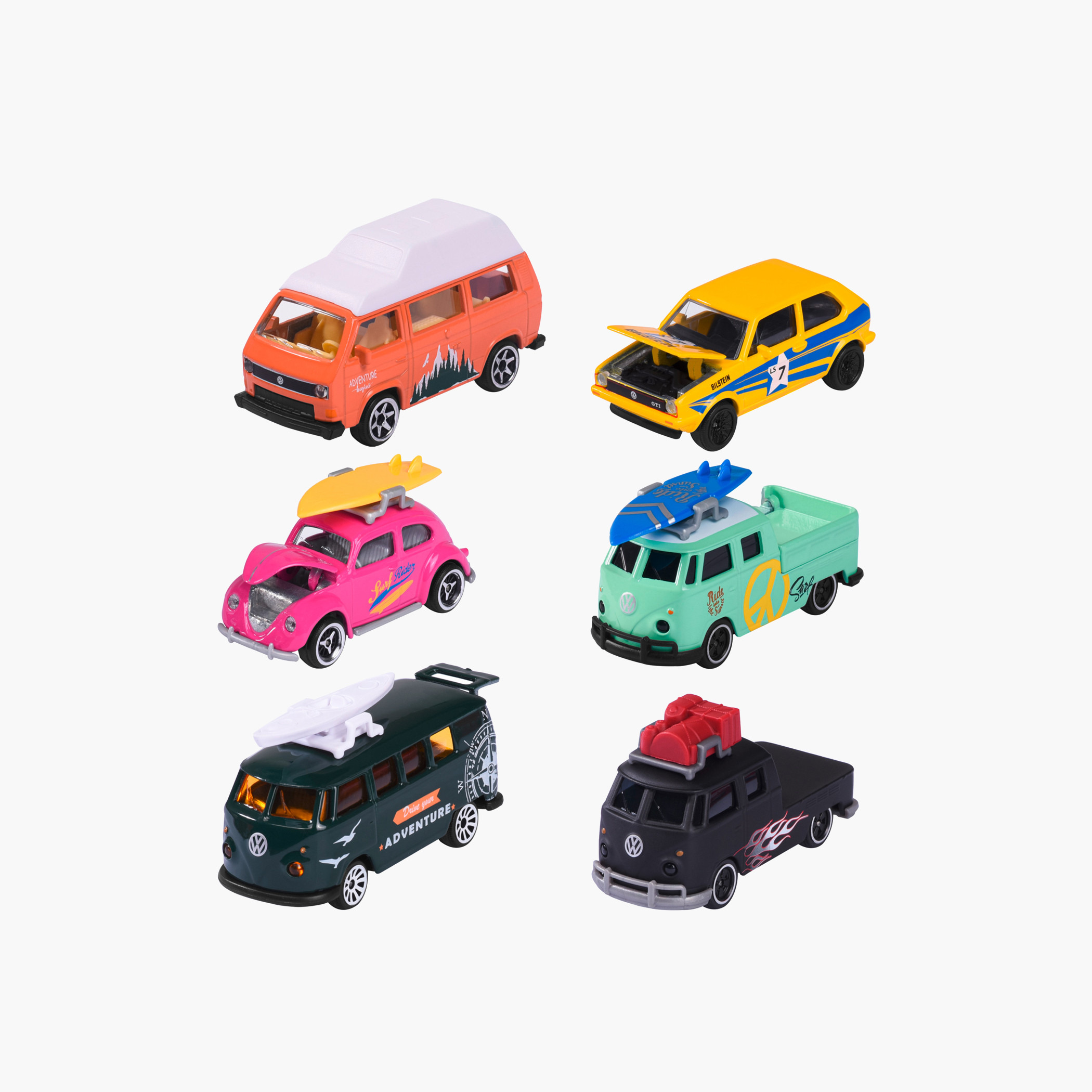 Majorette Assorted Volkswagen The Originals Premium Car - Set of 6-toys-playvehicles-cars-image-2