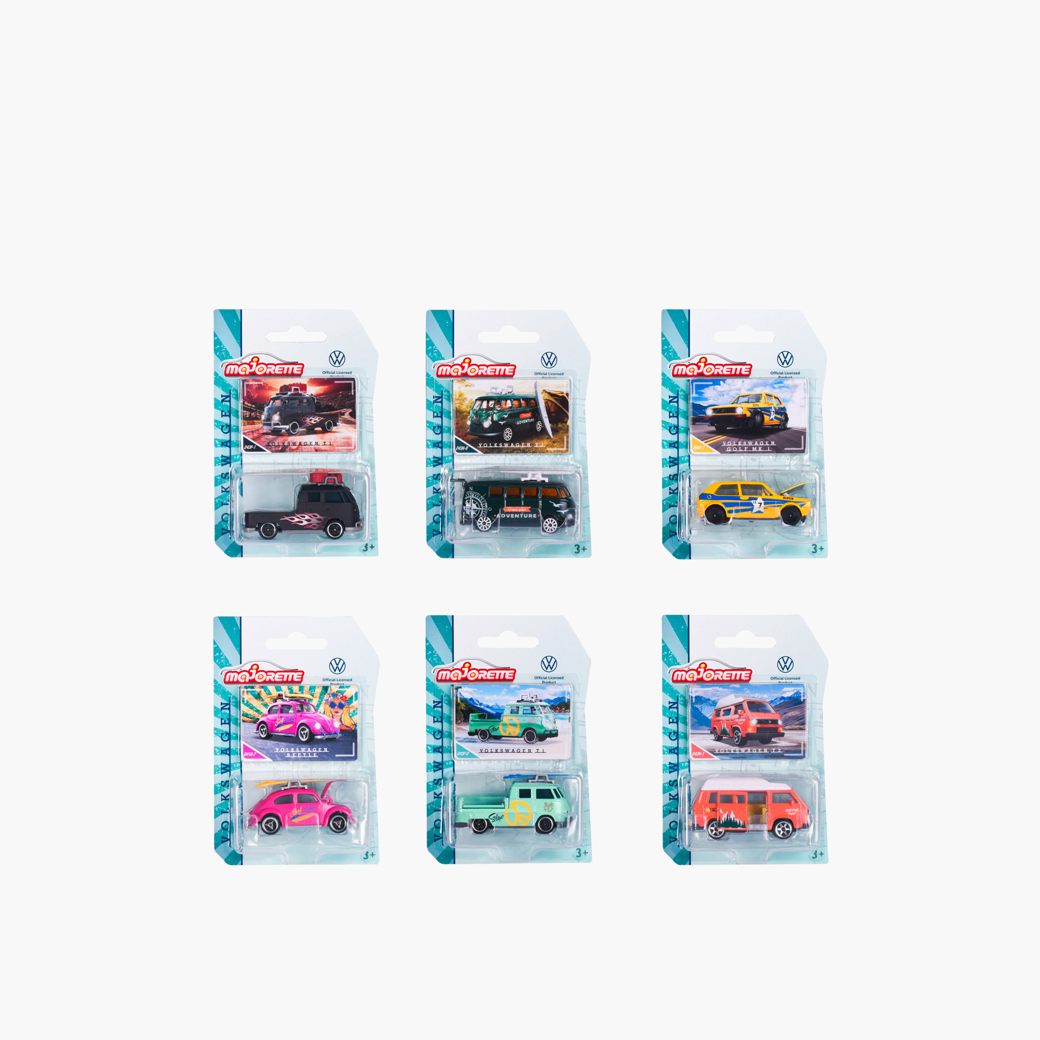 Majorette Assorted Volkswagen The Originals Premium Car - Set of 6-toys-playvehicles-cars-image-3
