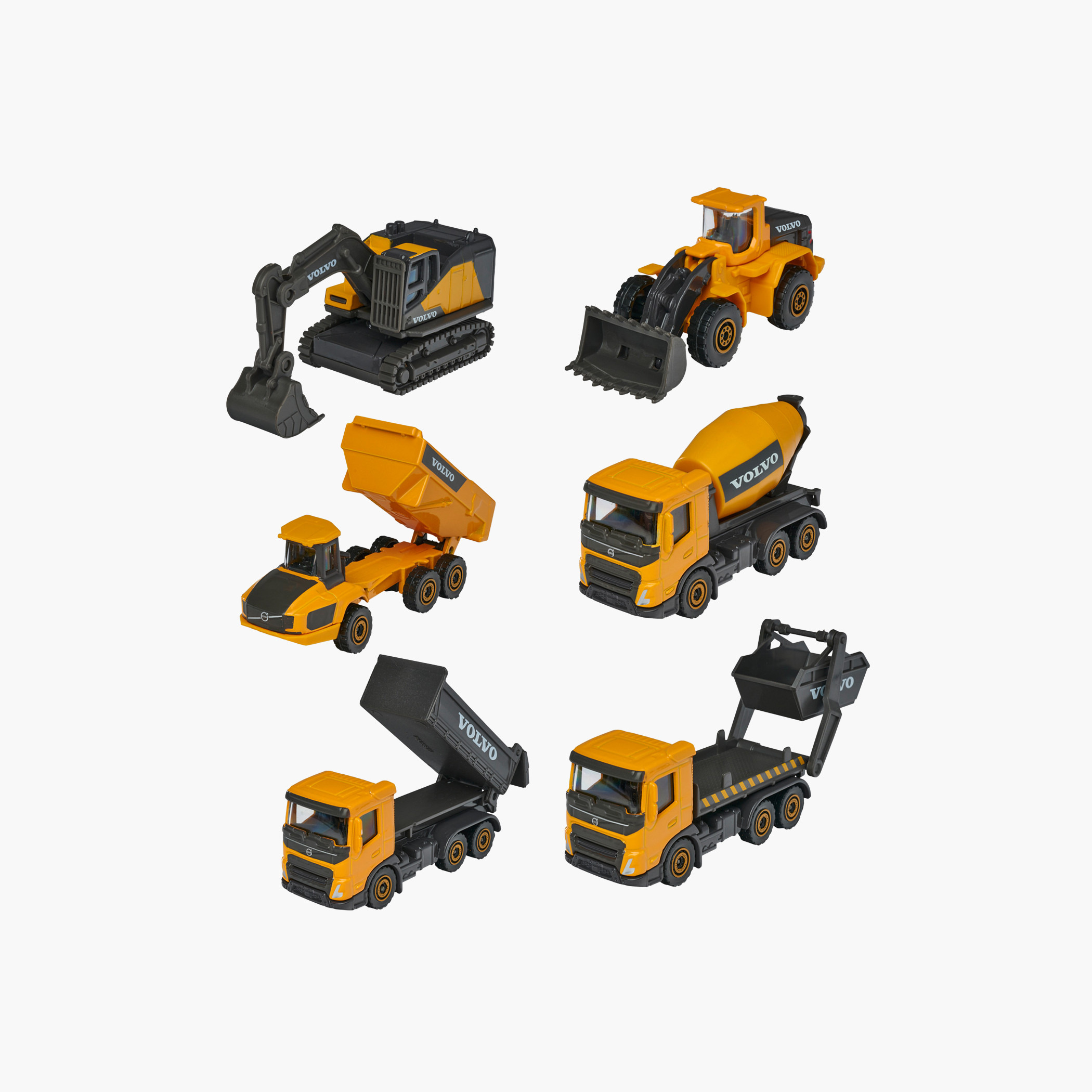 سيارة فولفو متنوعة من ماجوريت- مجموعة من 6 قطع-toys-playvehicles-utilityvehicles-image-2